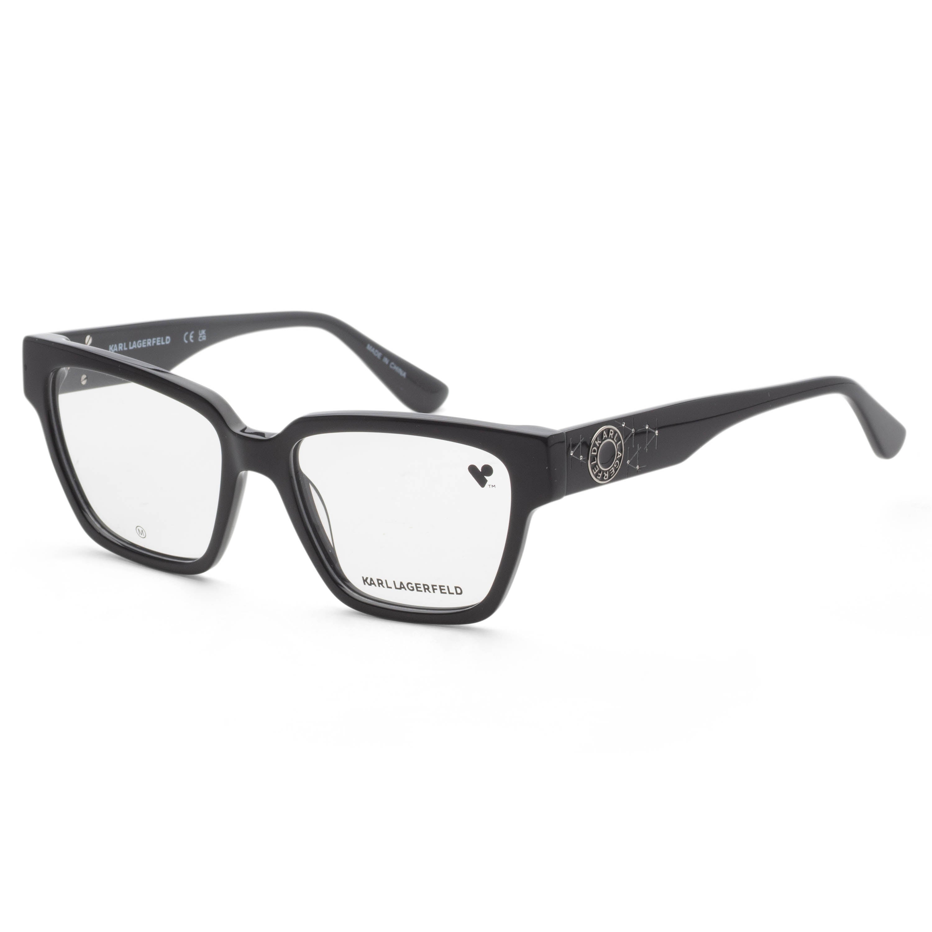 Karl Lagerfeld Women's 54mm Black Eyeglasses KL6112R-001-54