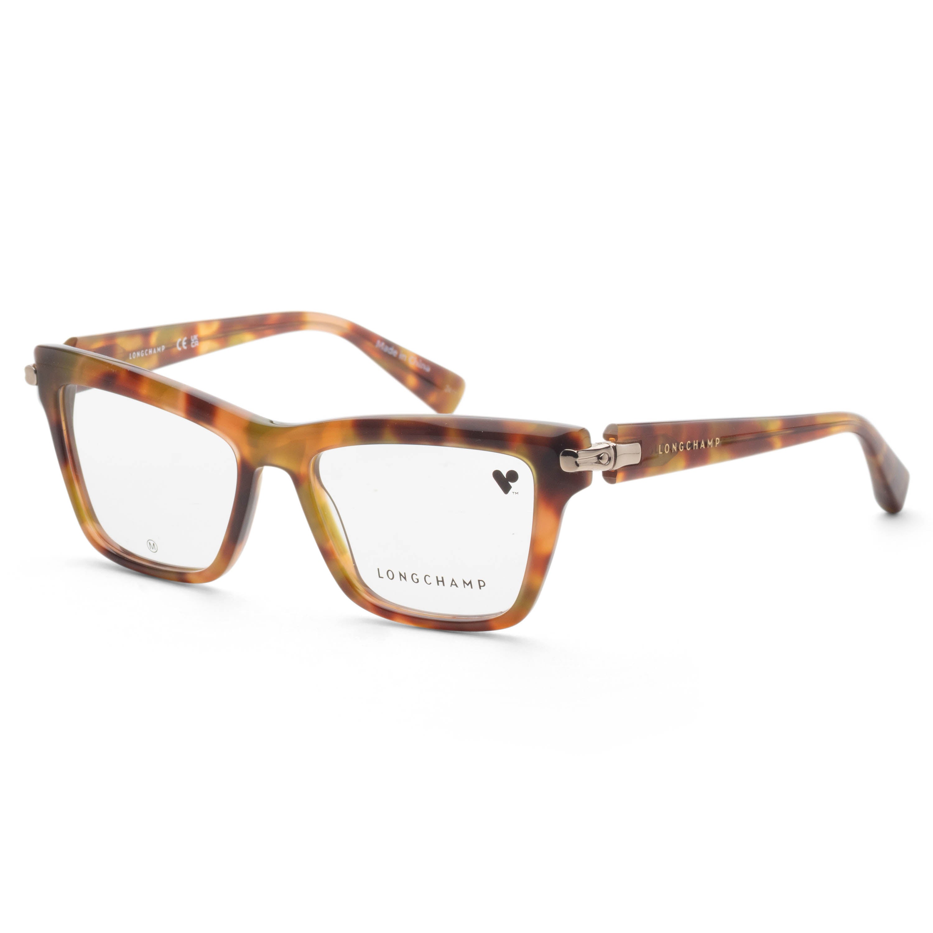 Longchamp Women's 53mm Brown Green Havana LO2766-205-53