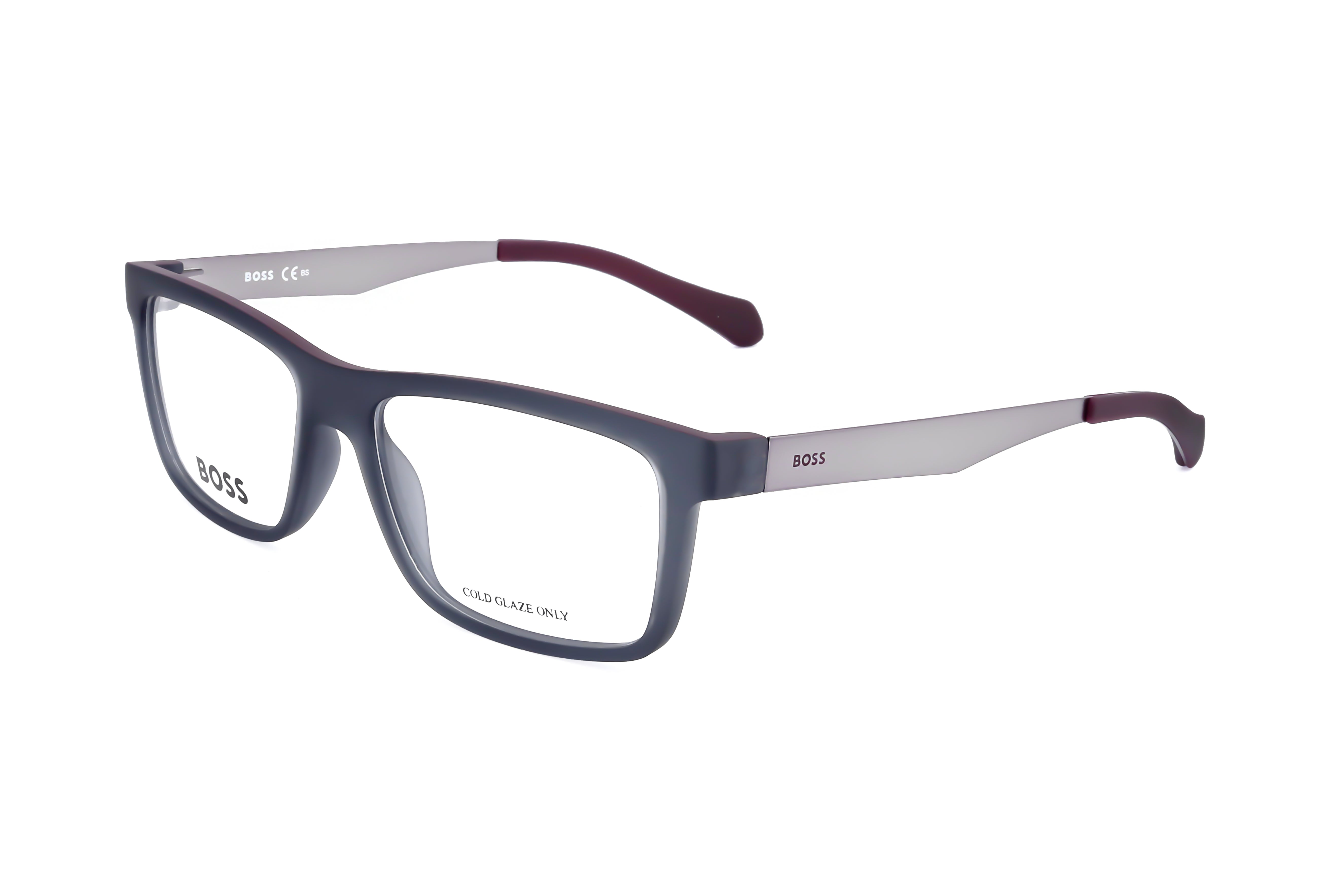 Hugo Boss Men's 54mm Dark Grey Matt Ruthenium Eyeglasses BOSS0870-05G-54