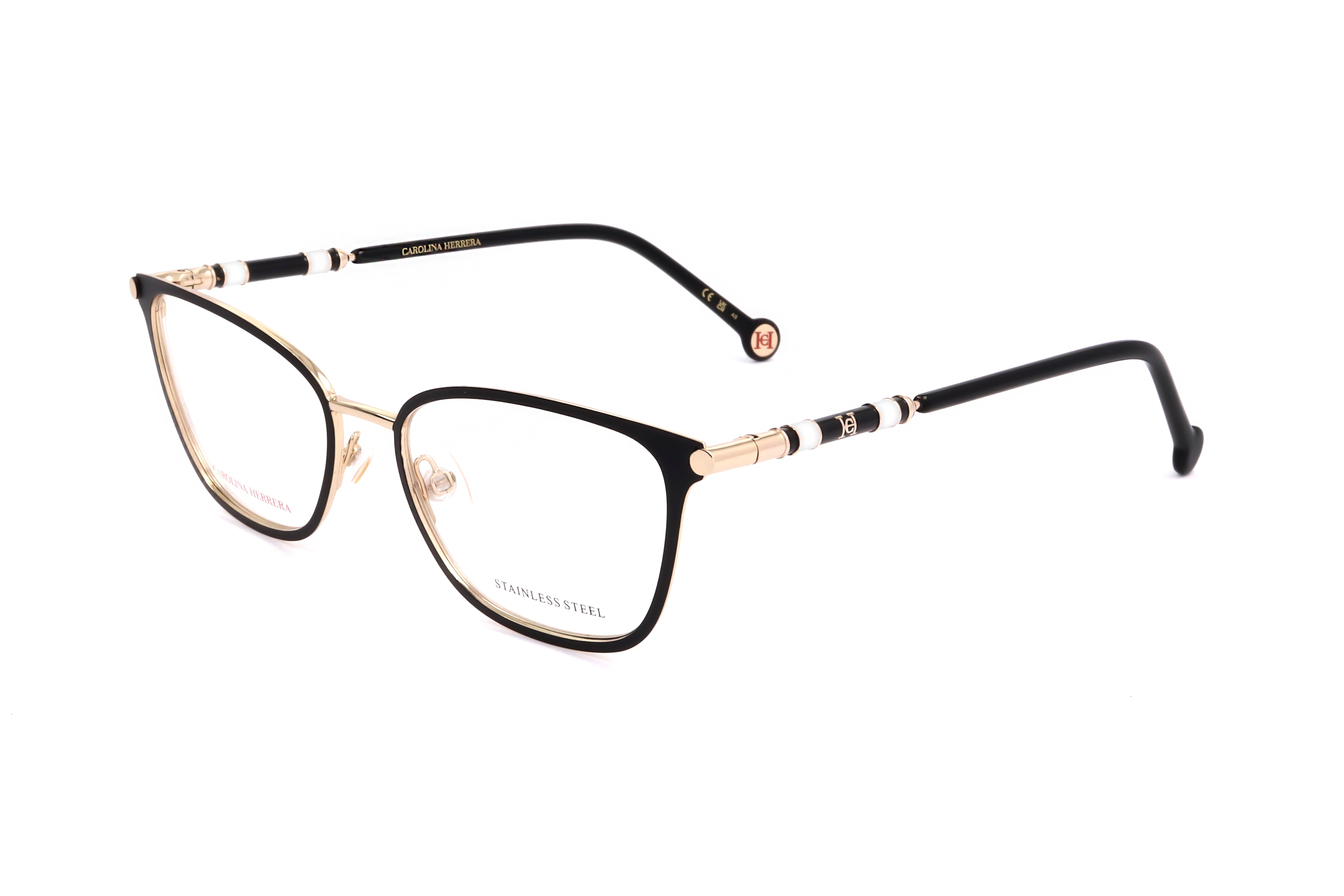 Carolina Herrera Women's 53mm Gold Black Eyeglasses CH0031-RHL-53