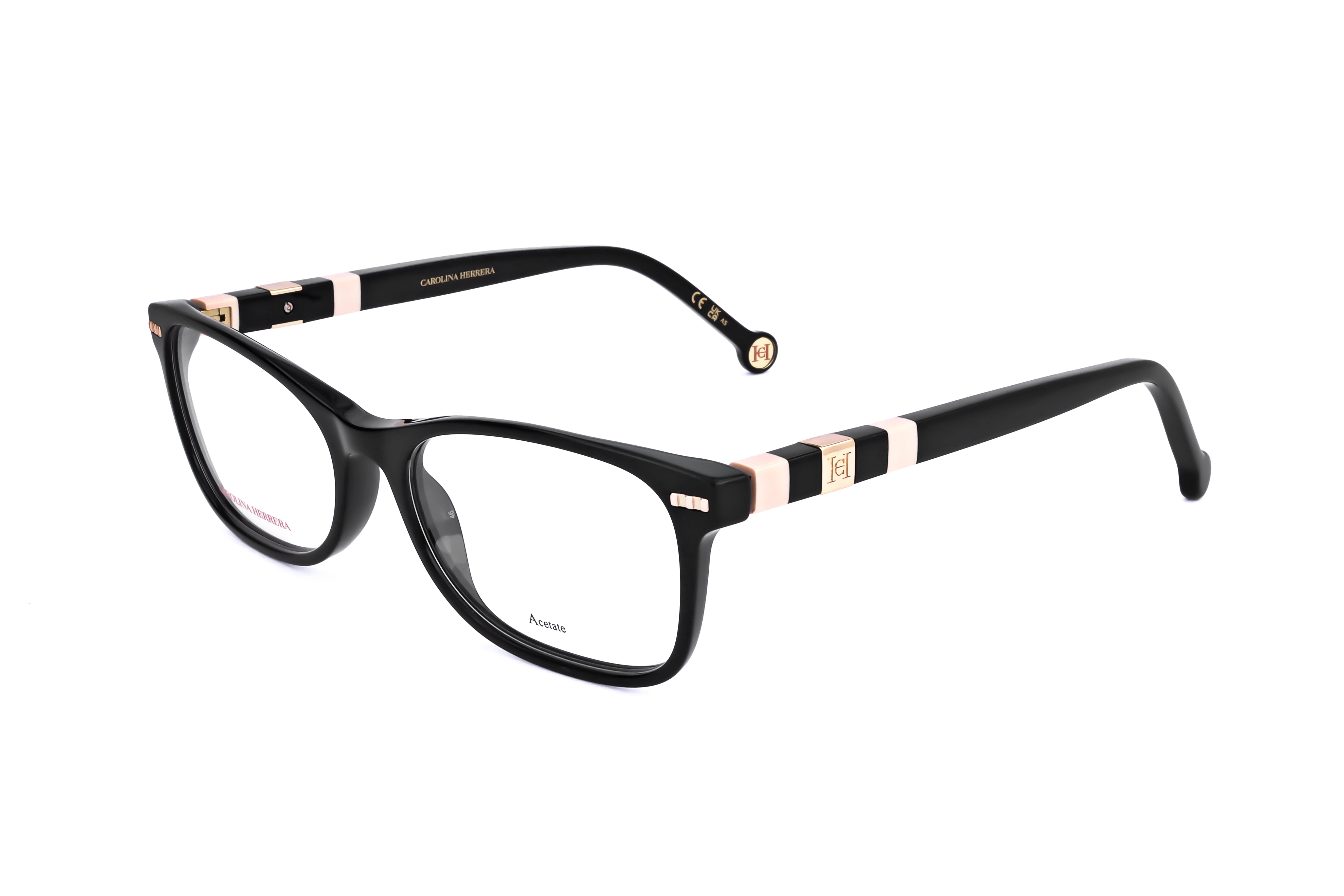 Carolina Herrera Women's 54mm Black Nude Eyeglasses HER0110-KDX-54