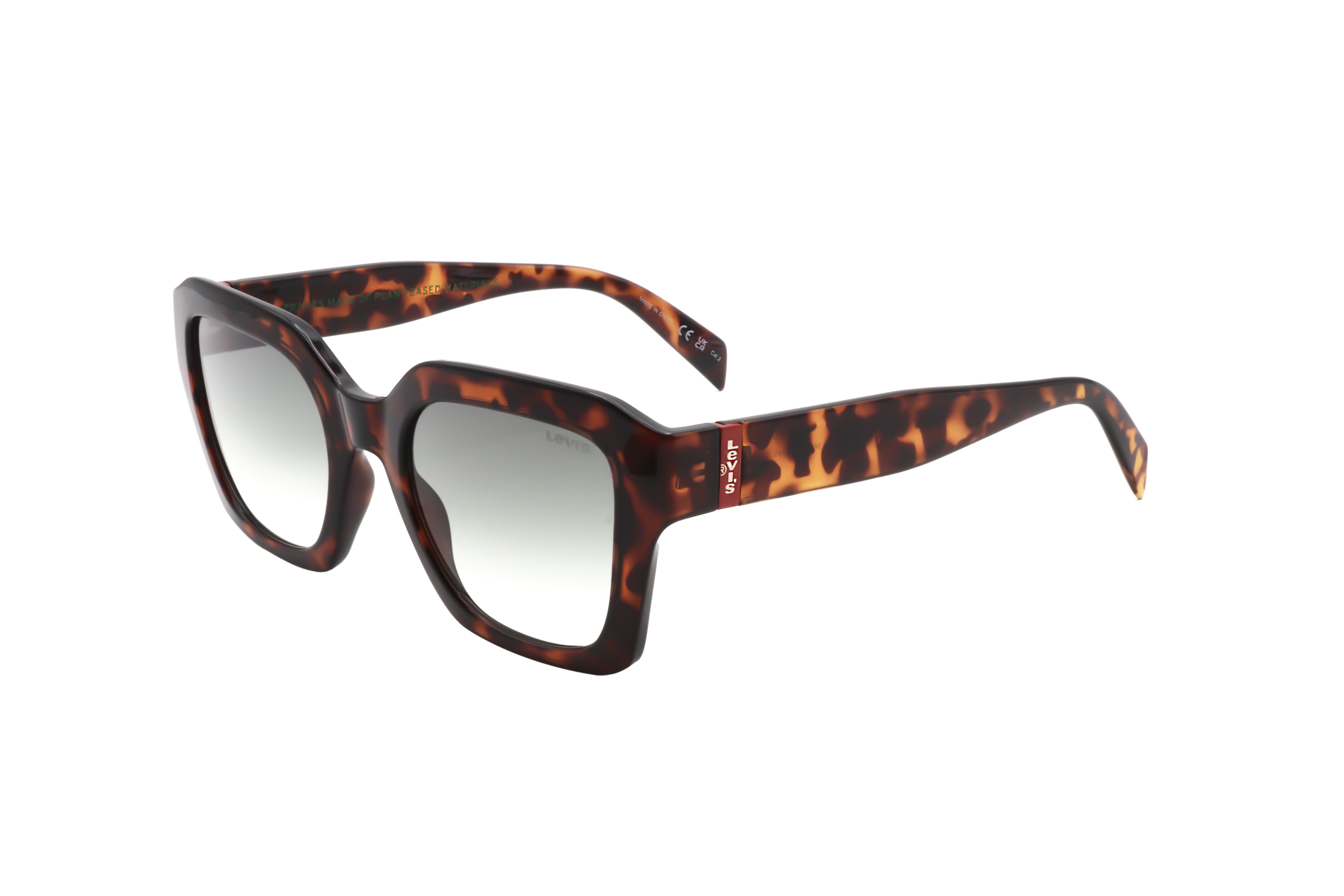 Levi's Women's 53 mm Havana Sunglasses LV1027-S-05L-53