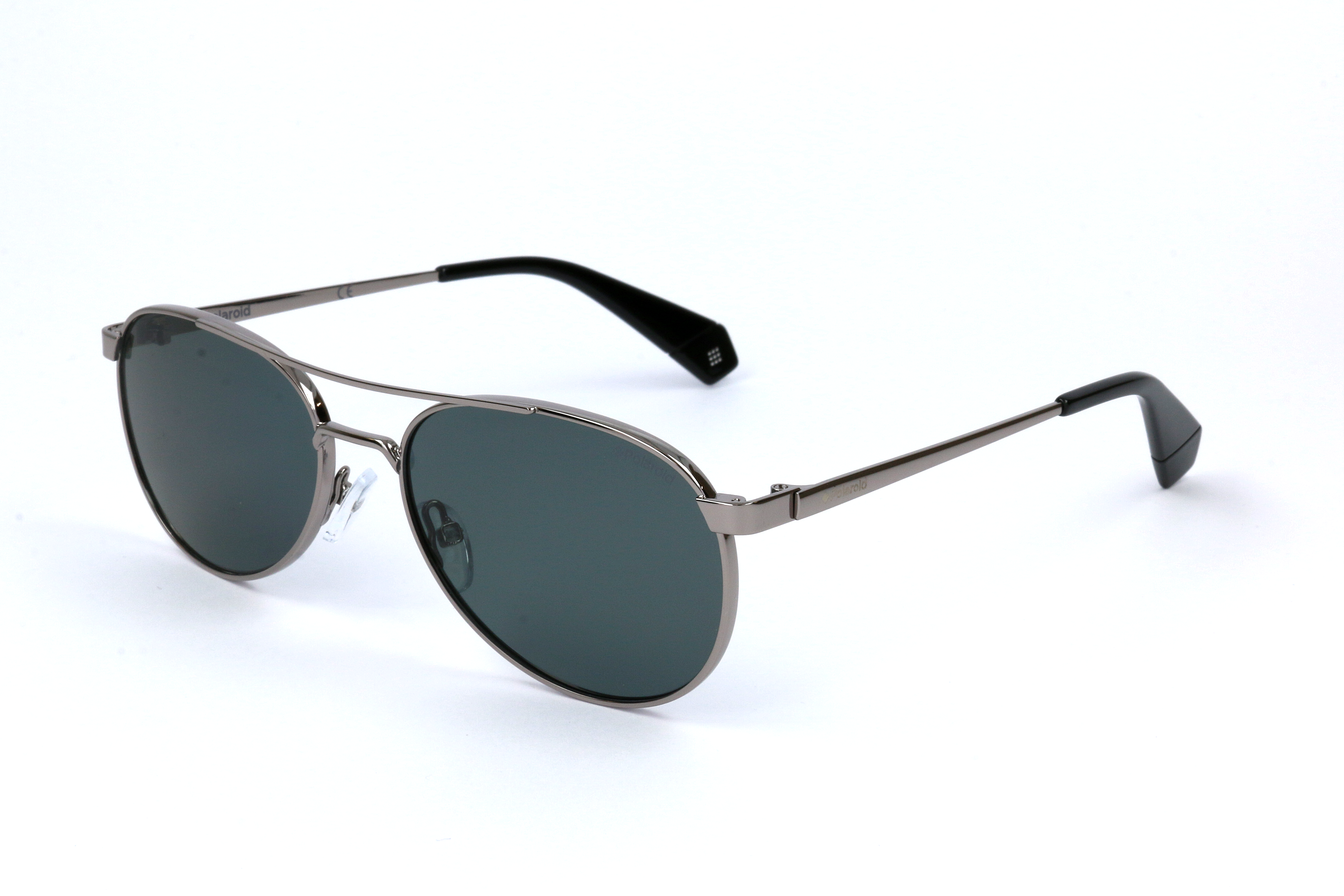 Polaroid Unisex 56 mm Ruthenium Sunglasses Polarized PLD6070-S-X-6LB-56