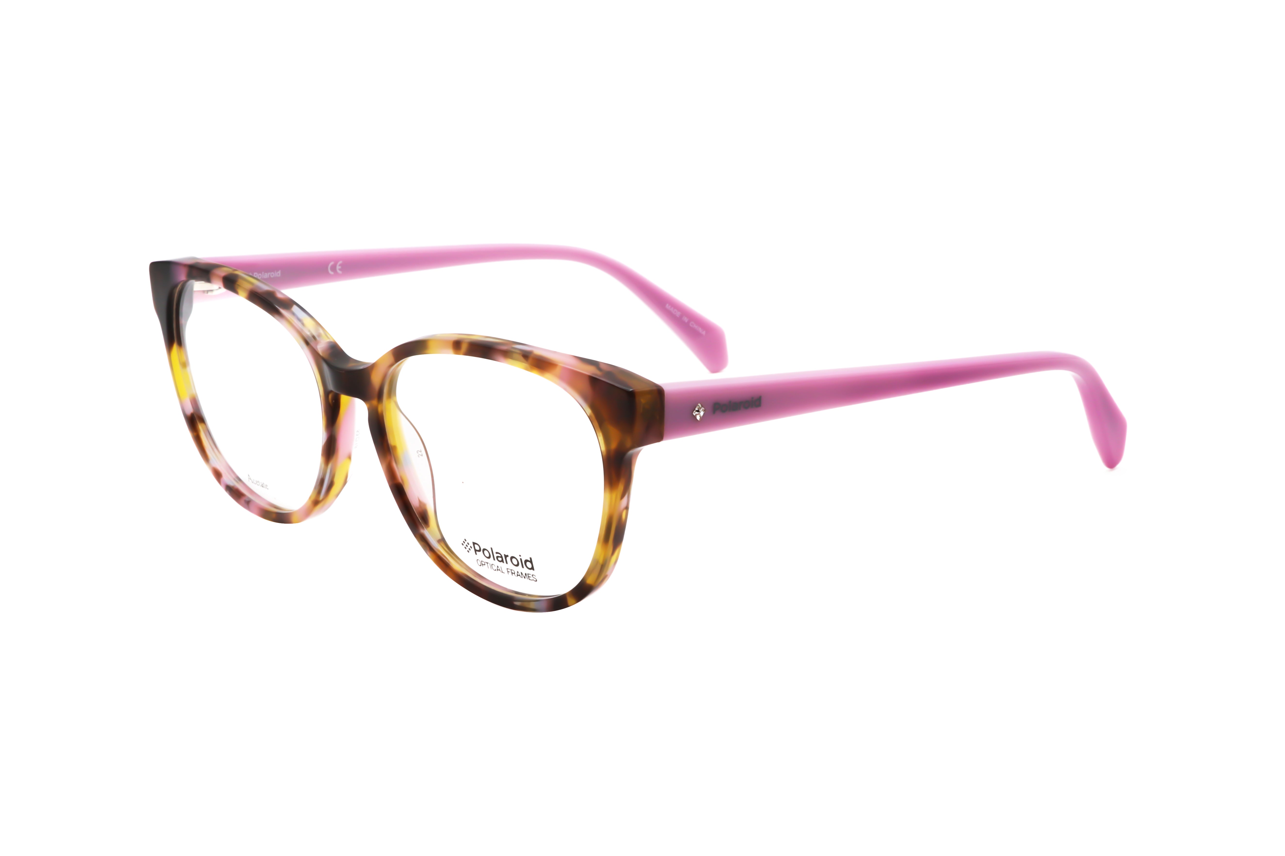 Polaroid Women's 53 mm Pink Havana Eyeglasses PLDD371-HT8-53
