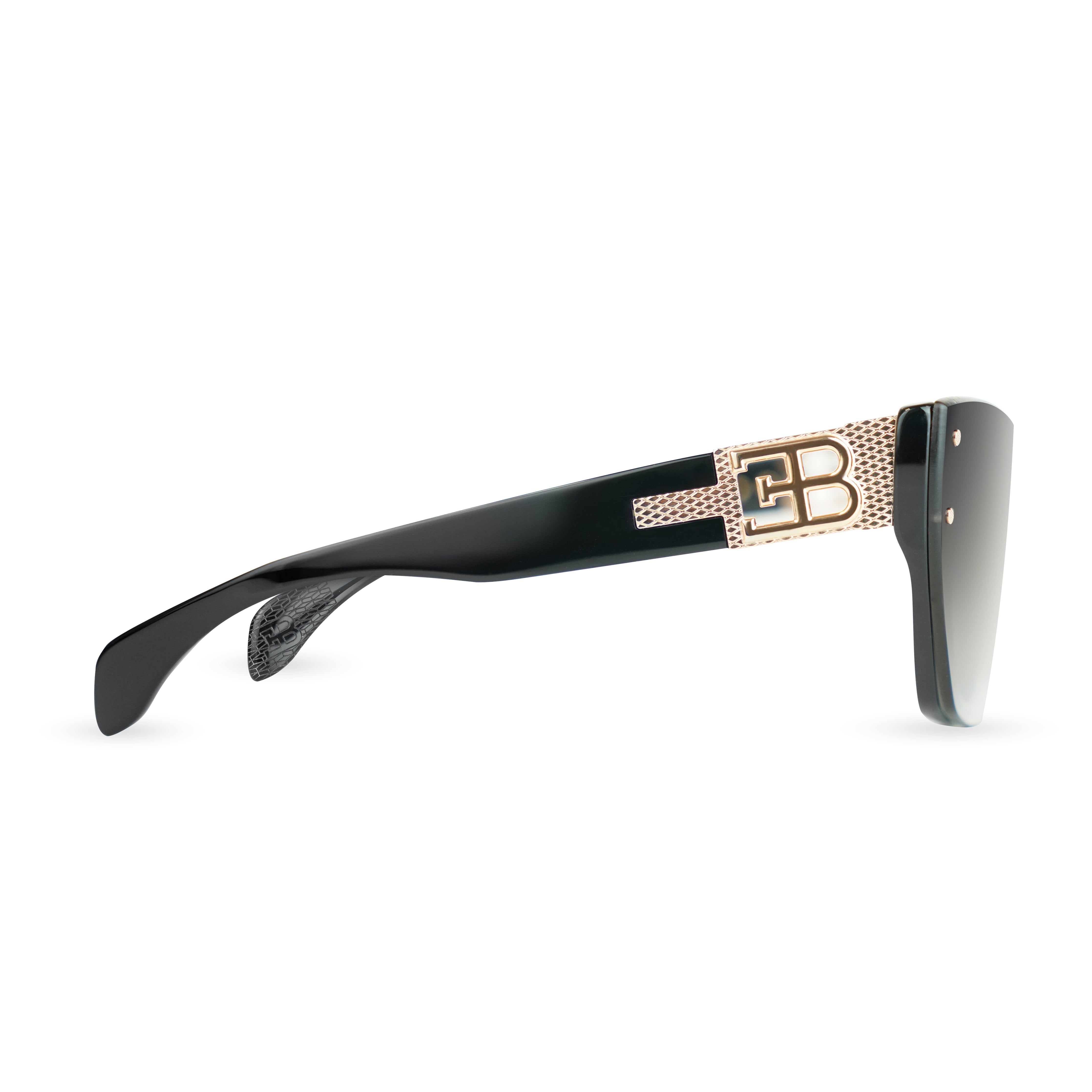 Bugatti Women's 55 mm Black Sunglasses 48L-BK