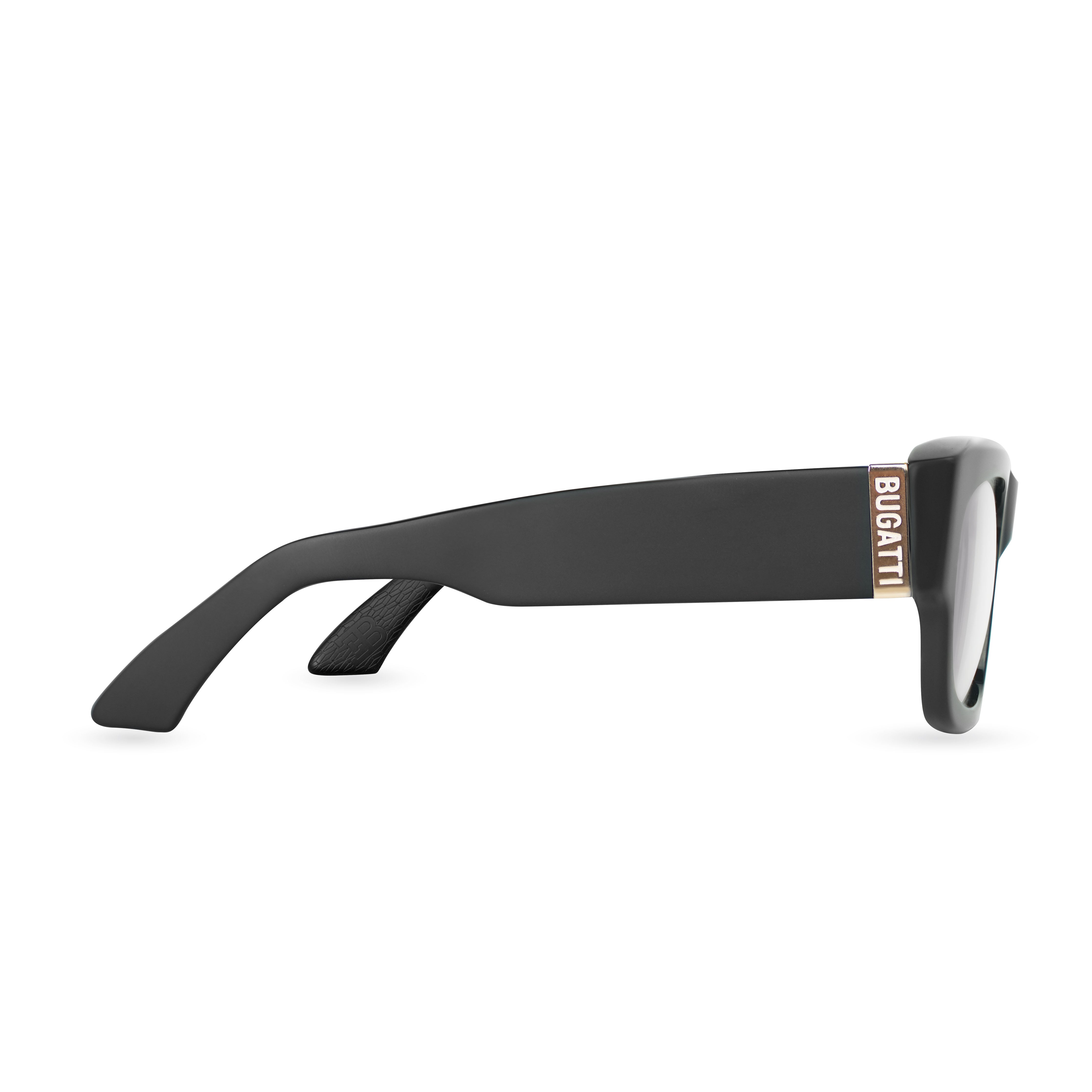 Bugatti Men's 51 mm Matte Black Sunglasses 48M-MBK