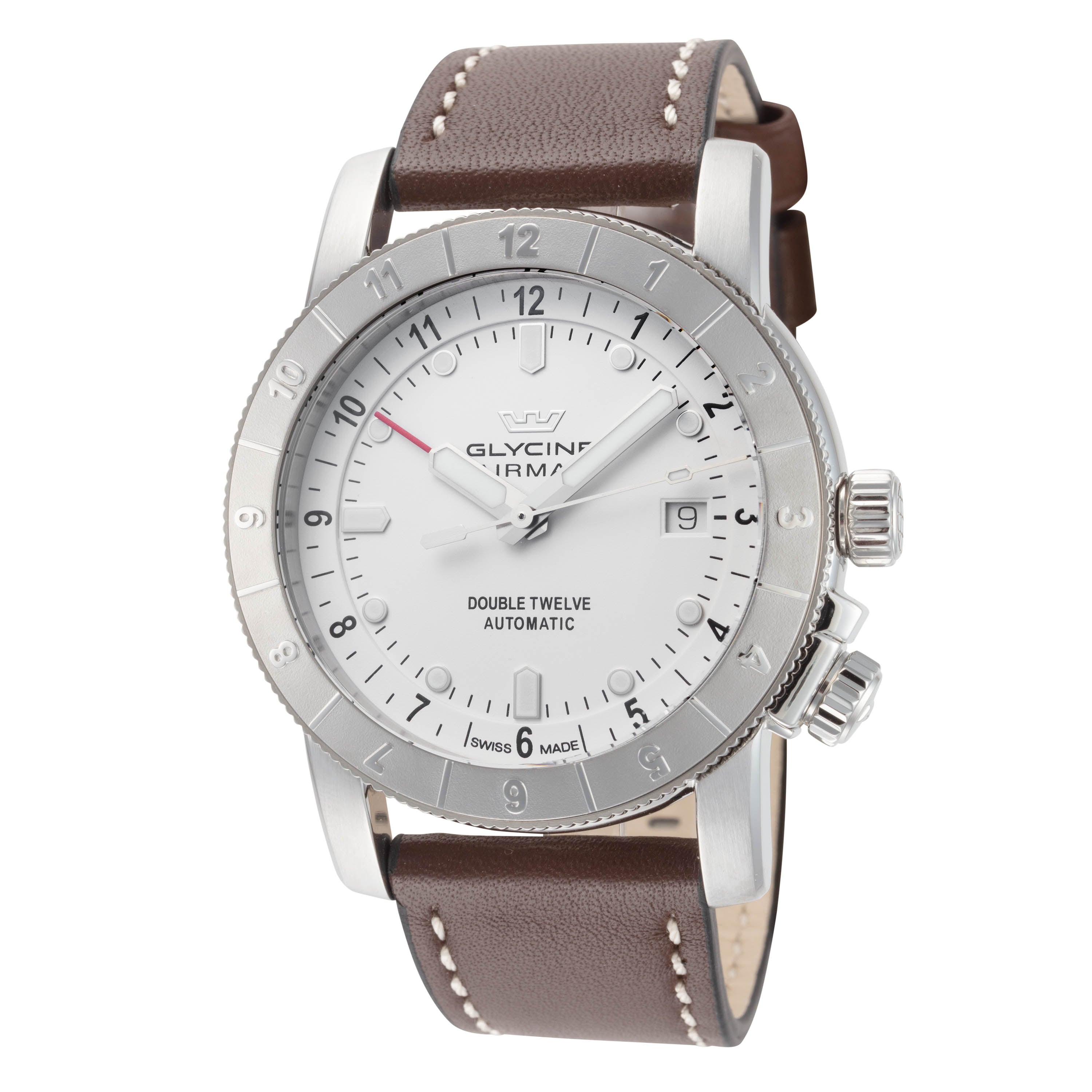 Glycine Men's Ariman Double Twelve 42mm Automatic Watch GL0554