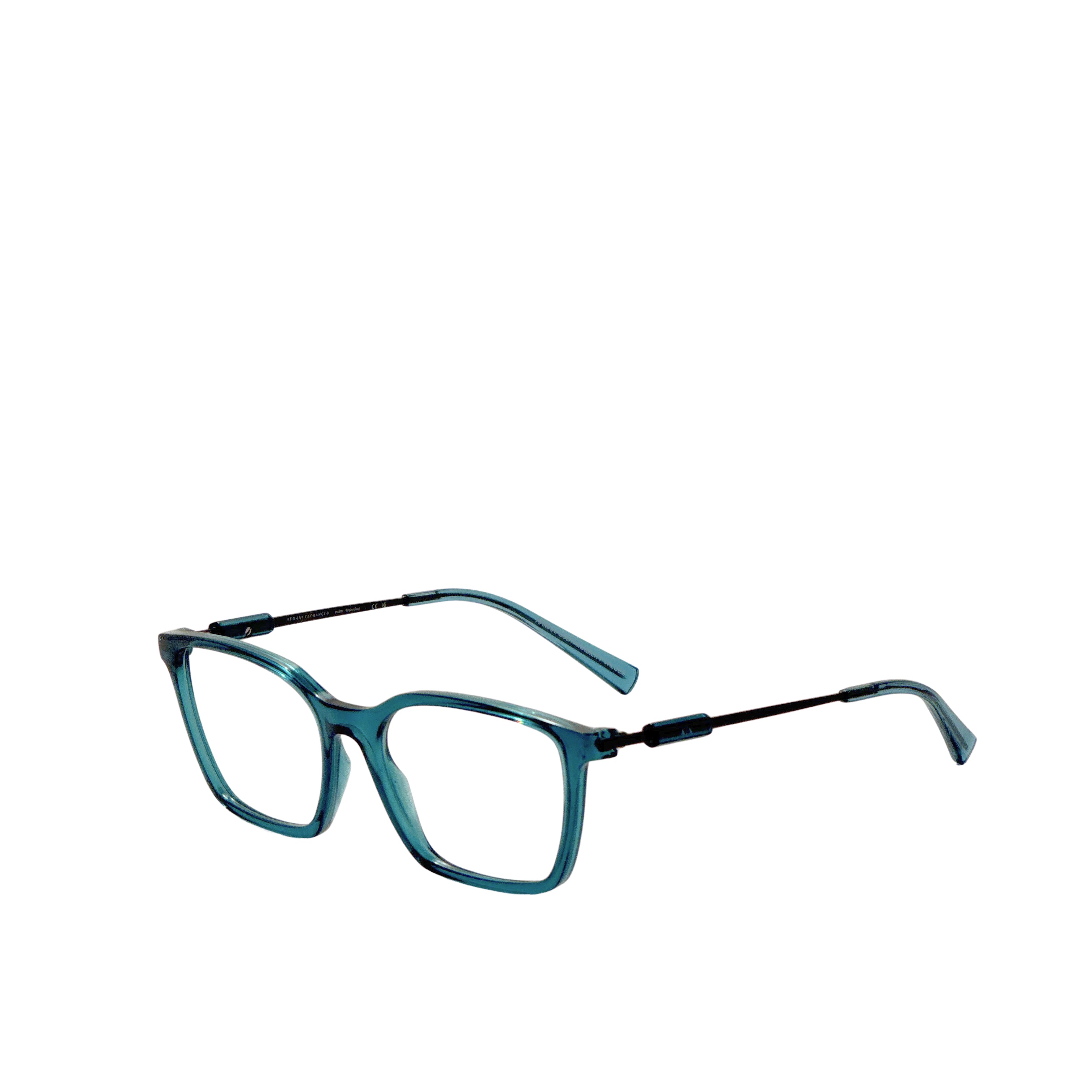 Armani Exchange Women's 54mm Shiny Transparent Green Eyeglasses AX3113-8351-54