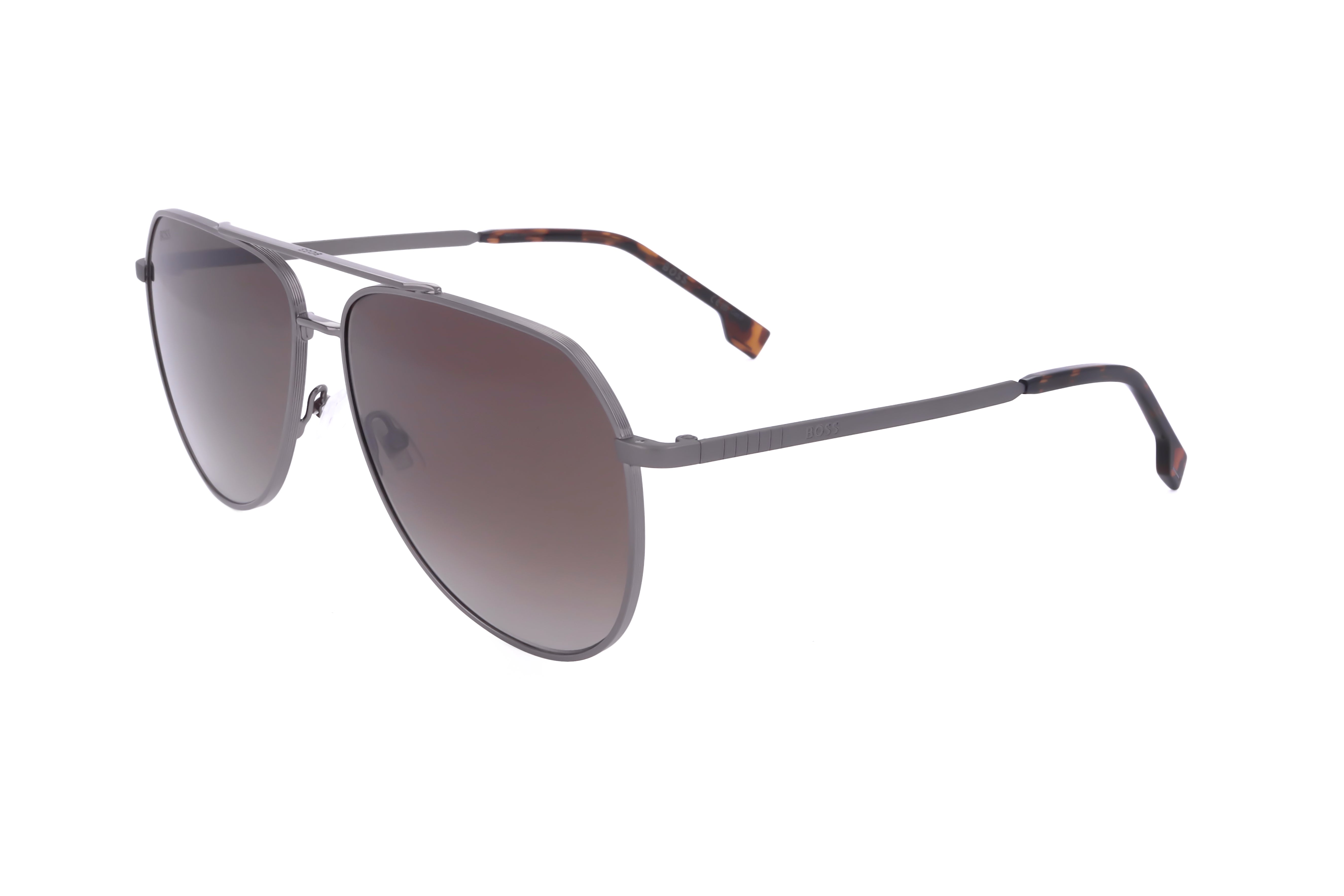Hugo Boss Men's 61mm Dark Ruthenium Sunglasses BOSS1447OS-0KJ1-86