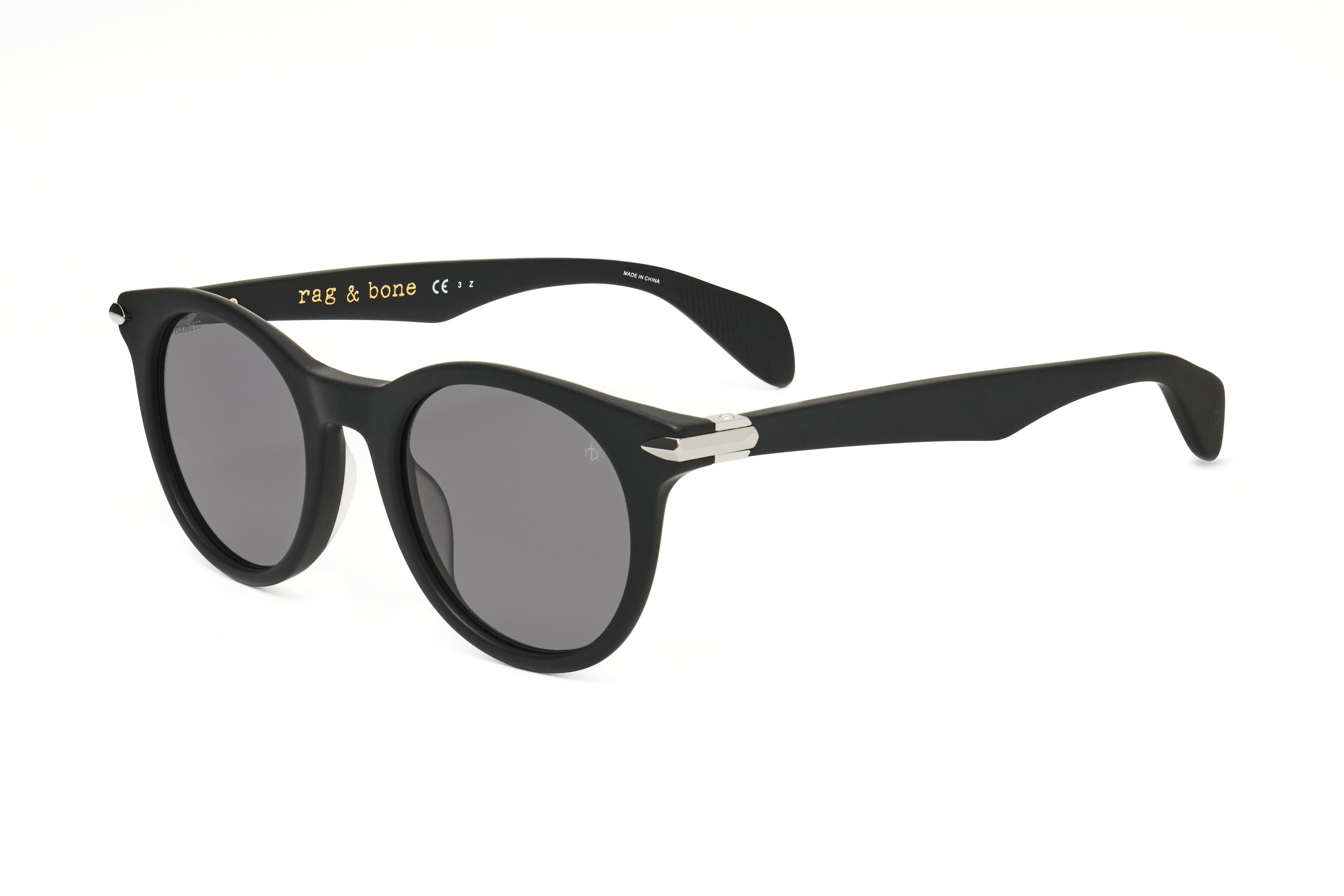 Rag & Bone 49 mm Black Sunglasses RNB5012-S-807-49