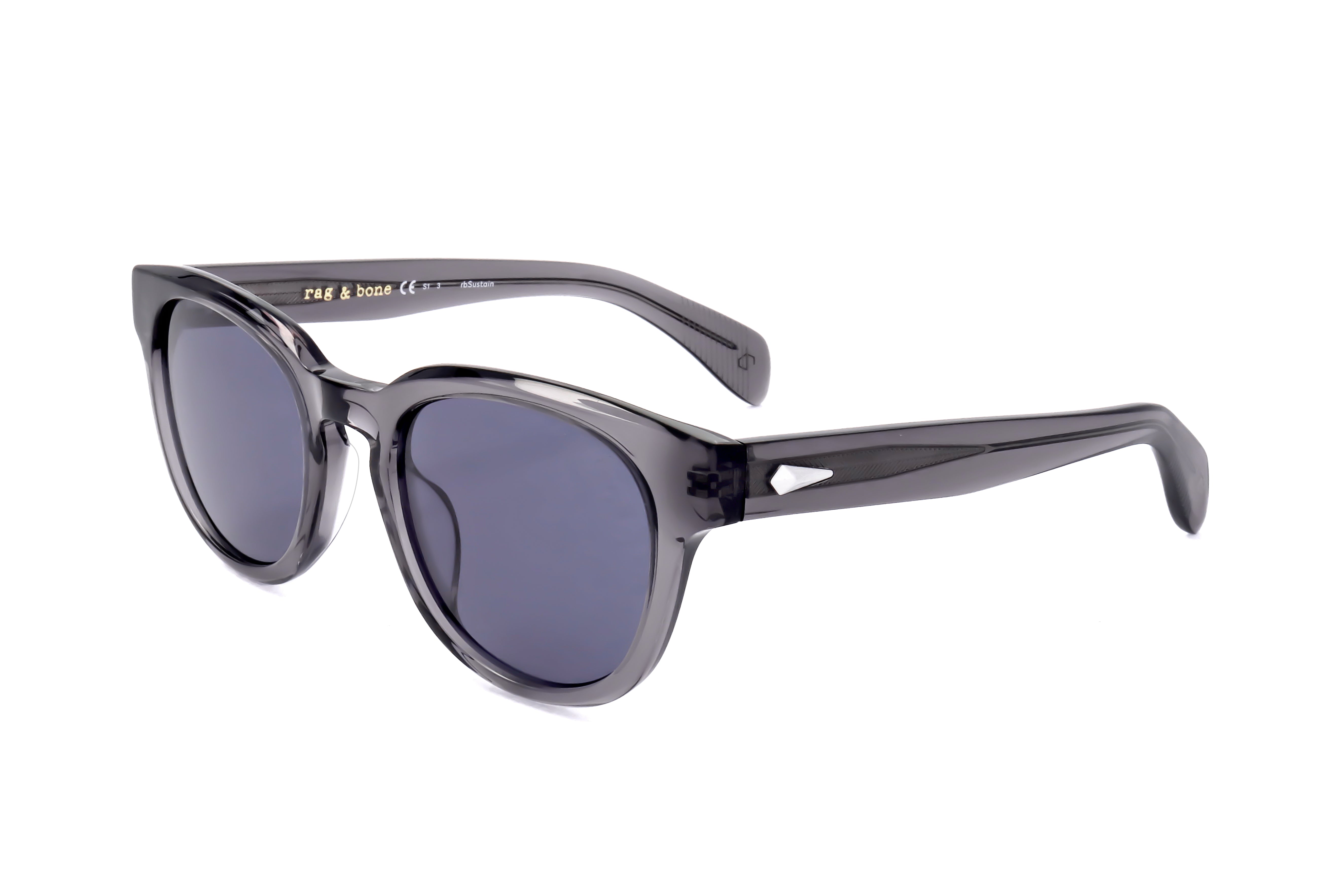 Rag & Bone Men's 51 mm Grey Sunglasses RNB6001-S-KB7-51