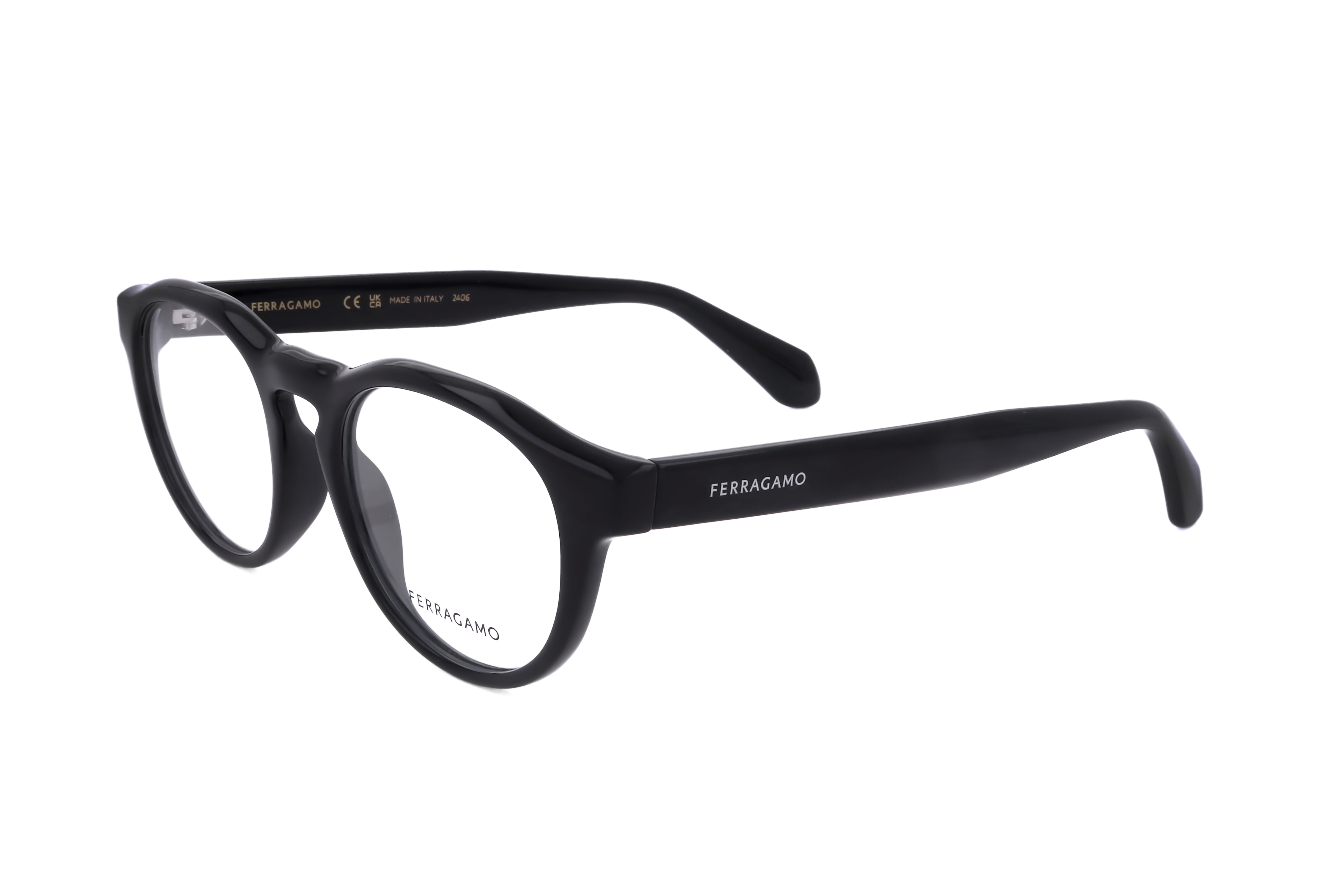 Ferragamo Unisex 50 mm Black Eyeglasses SF2987E-001-50