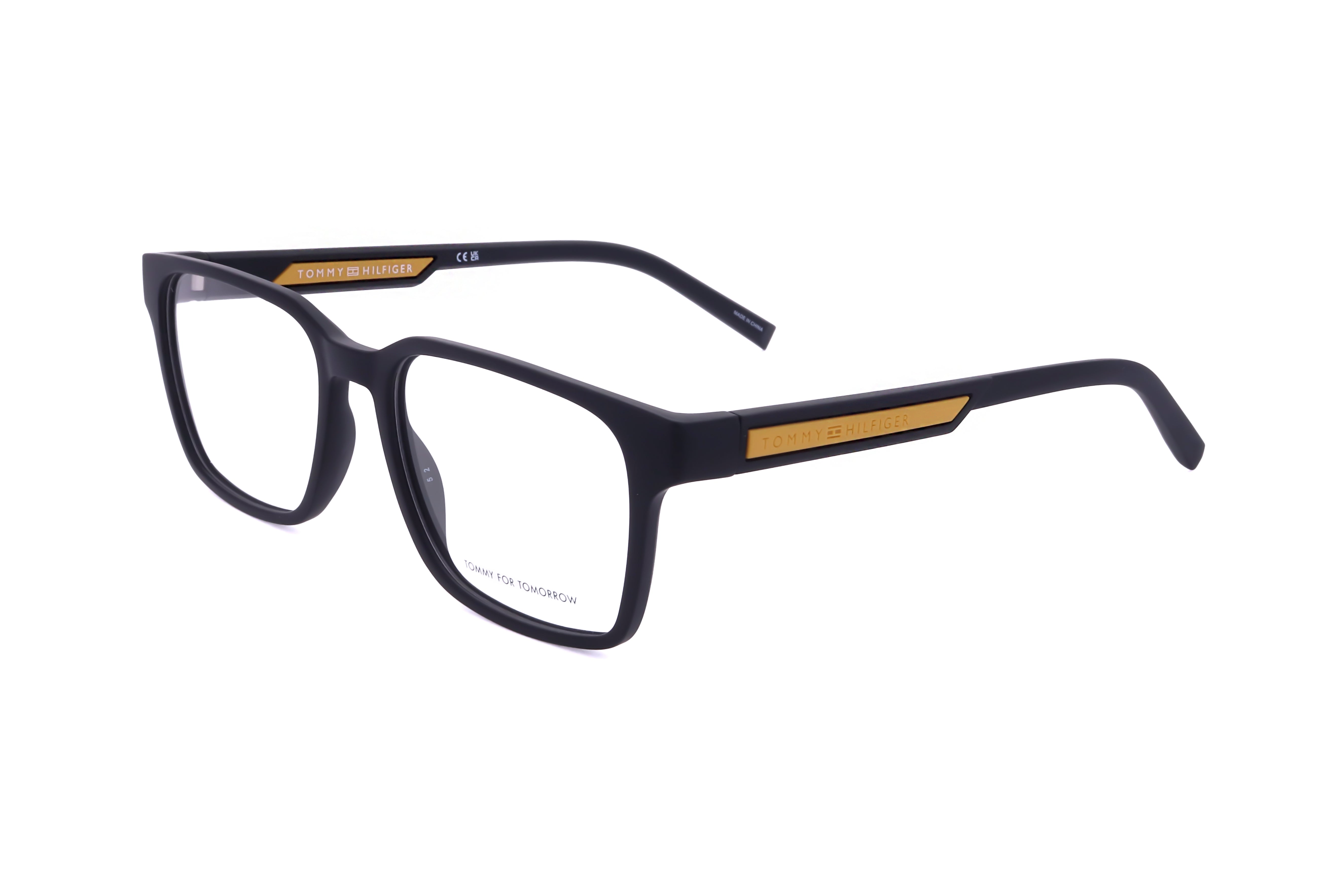 Tommy Hilfiger Men's 54mm Matt Black Eyeglasses TH2093-DL5-54