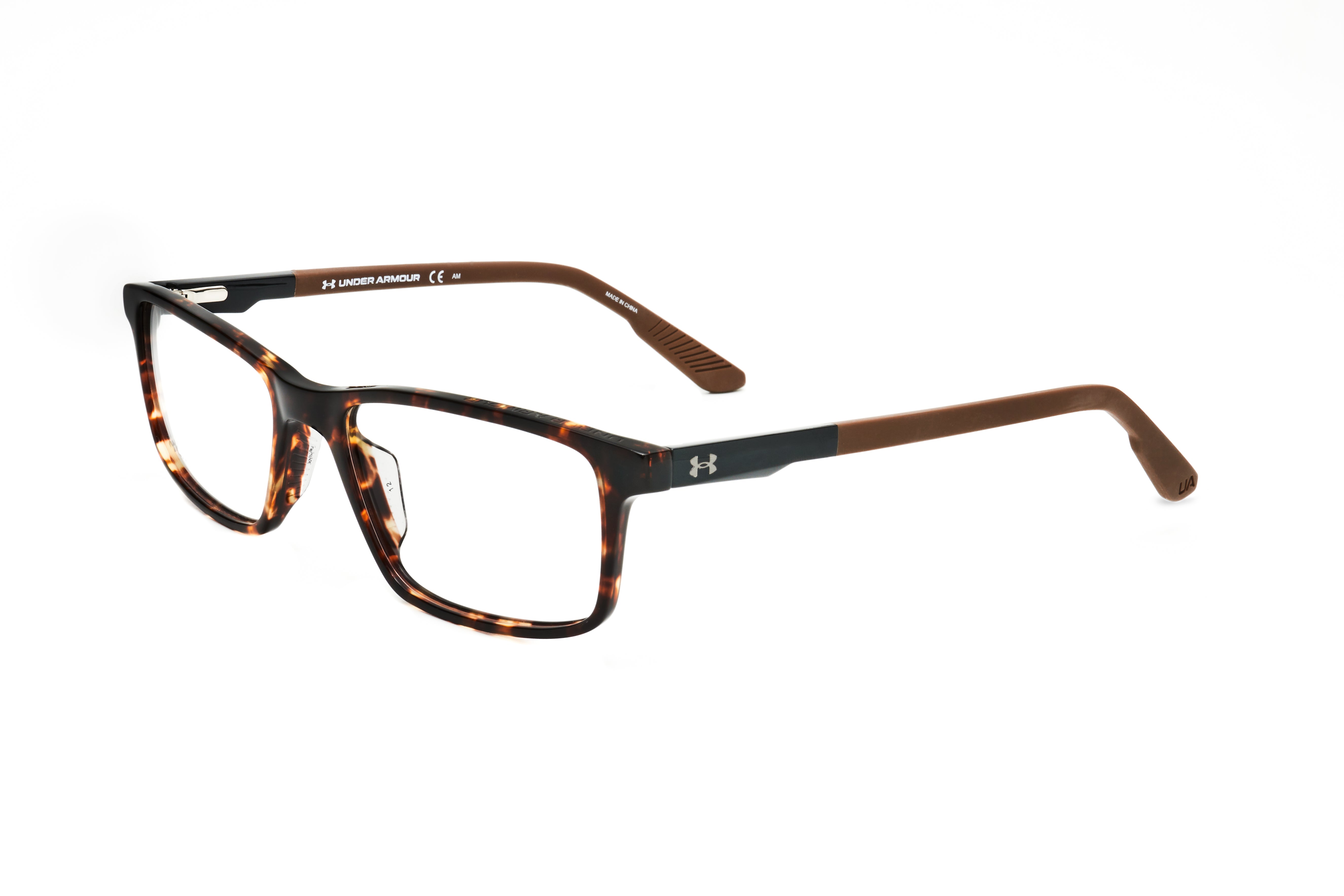 Under Armour Men's 54 mm Havana Eyeglasses UA5009-086-54