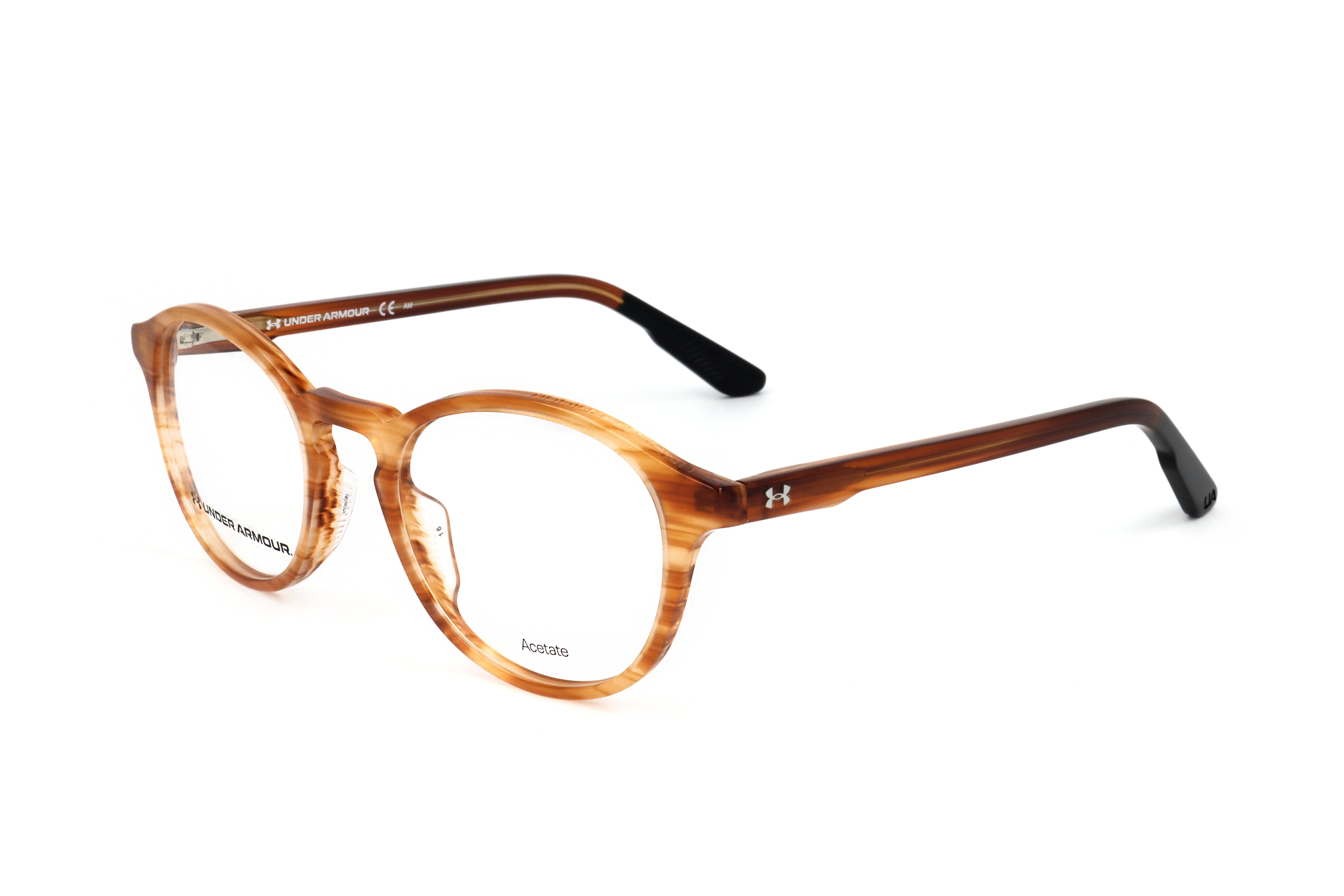 Under Armour Men's 50 mm Brown Horn Eyeglasses UA5017-G-EX4-50