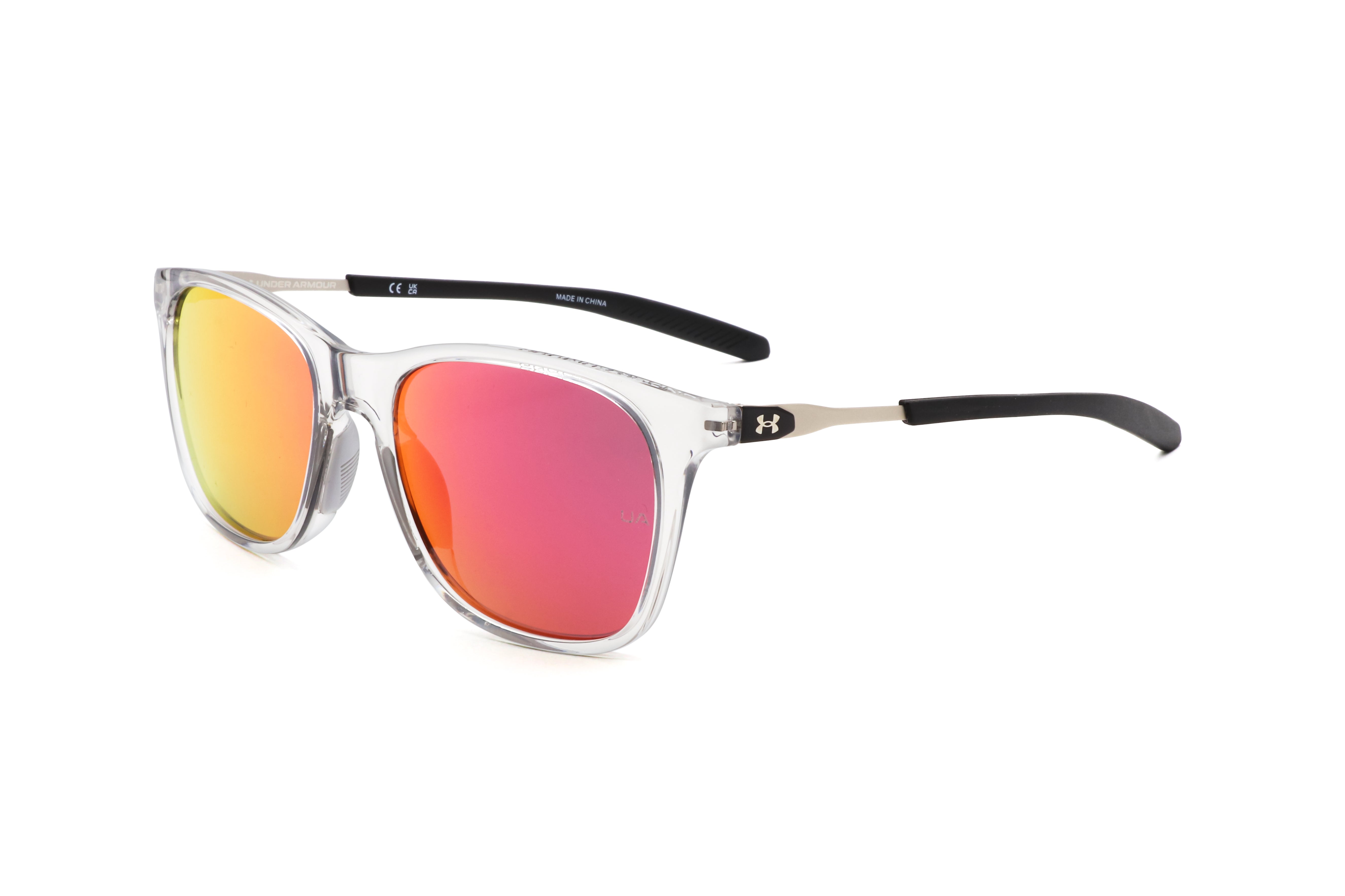 Under Armour Men's 54 mm Crystal Grey Sunglasses UAGAMUT-63M-54