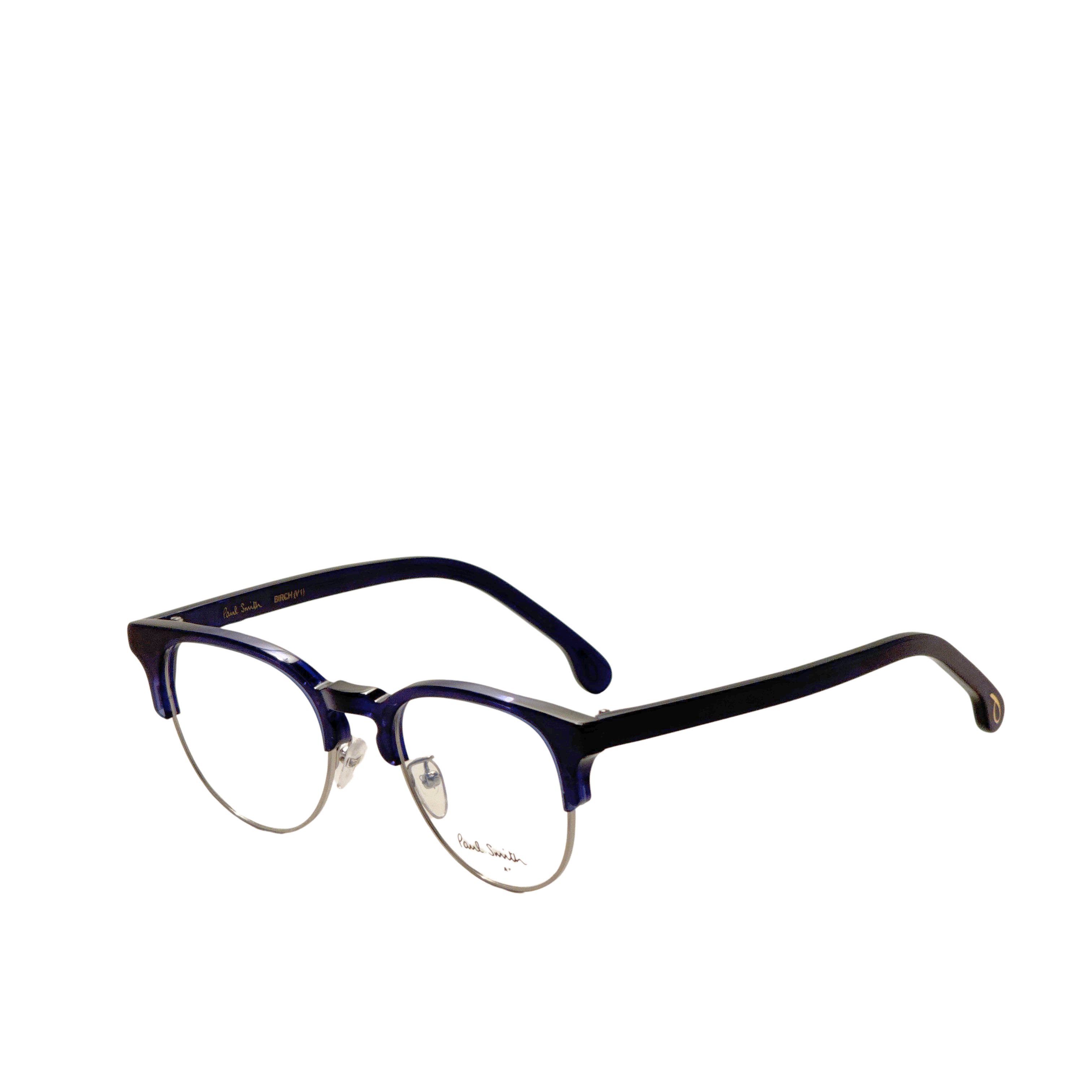 Paul Smith Unisex Birch 51mm Deep Navy Eyeglasses PSOP014V1-004-51