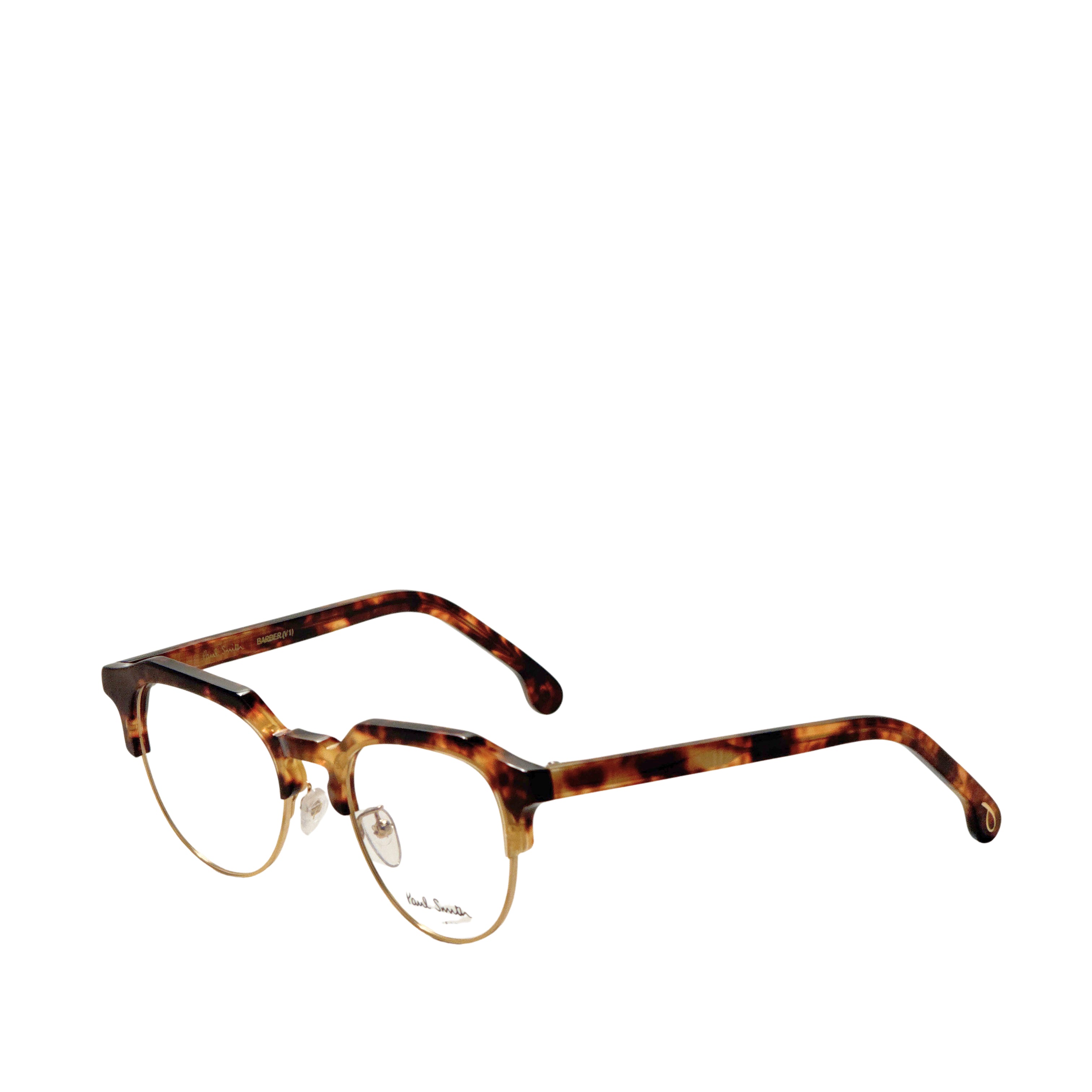 Paul Smith Unisex Barber 51mm Honeycomb Tortoise Eyeglasses PSOP017V1-002-51
