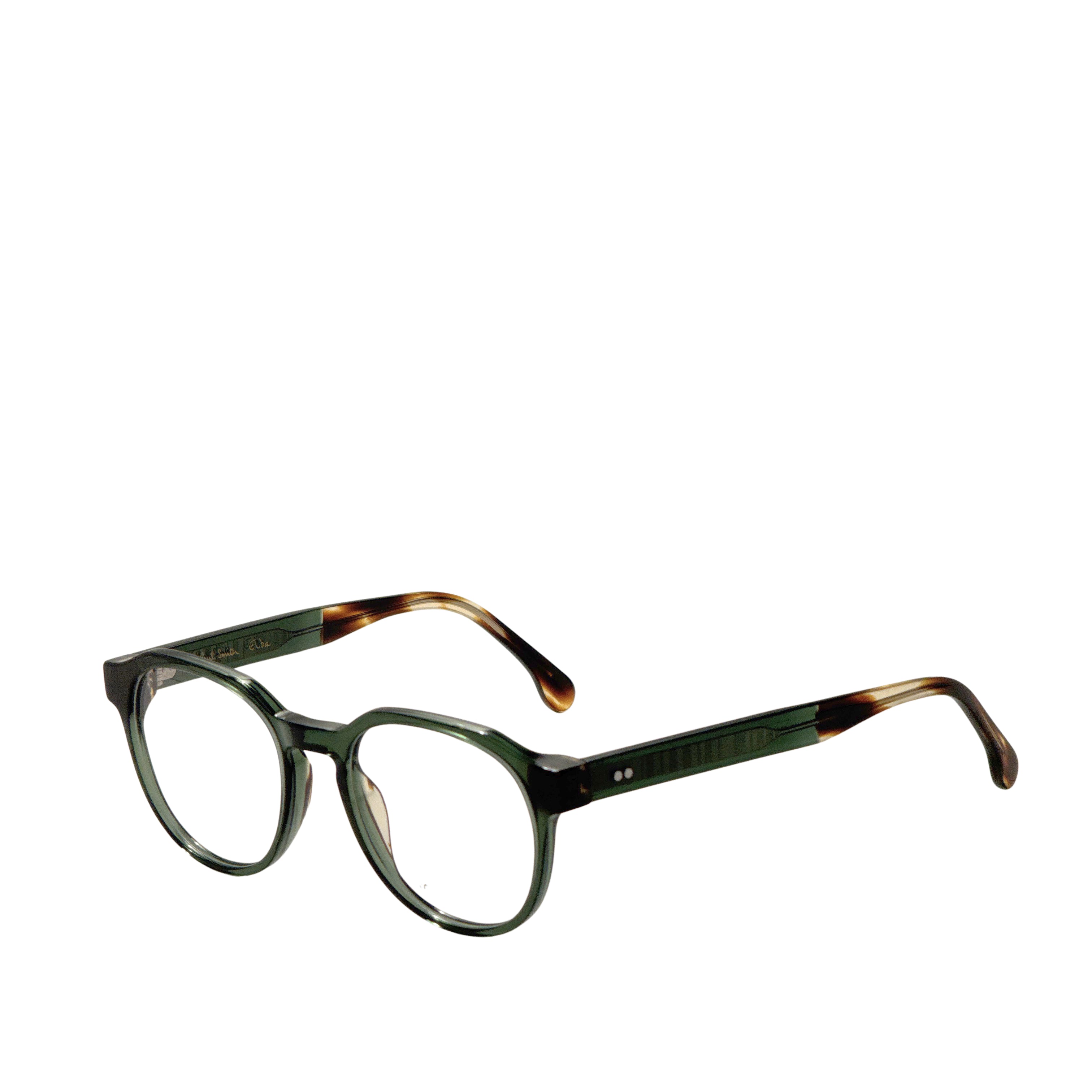 Paul Smith Unisex Elba 50mm Crystal Green Eyeglasses PSOP06450-004-50