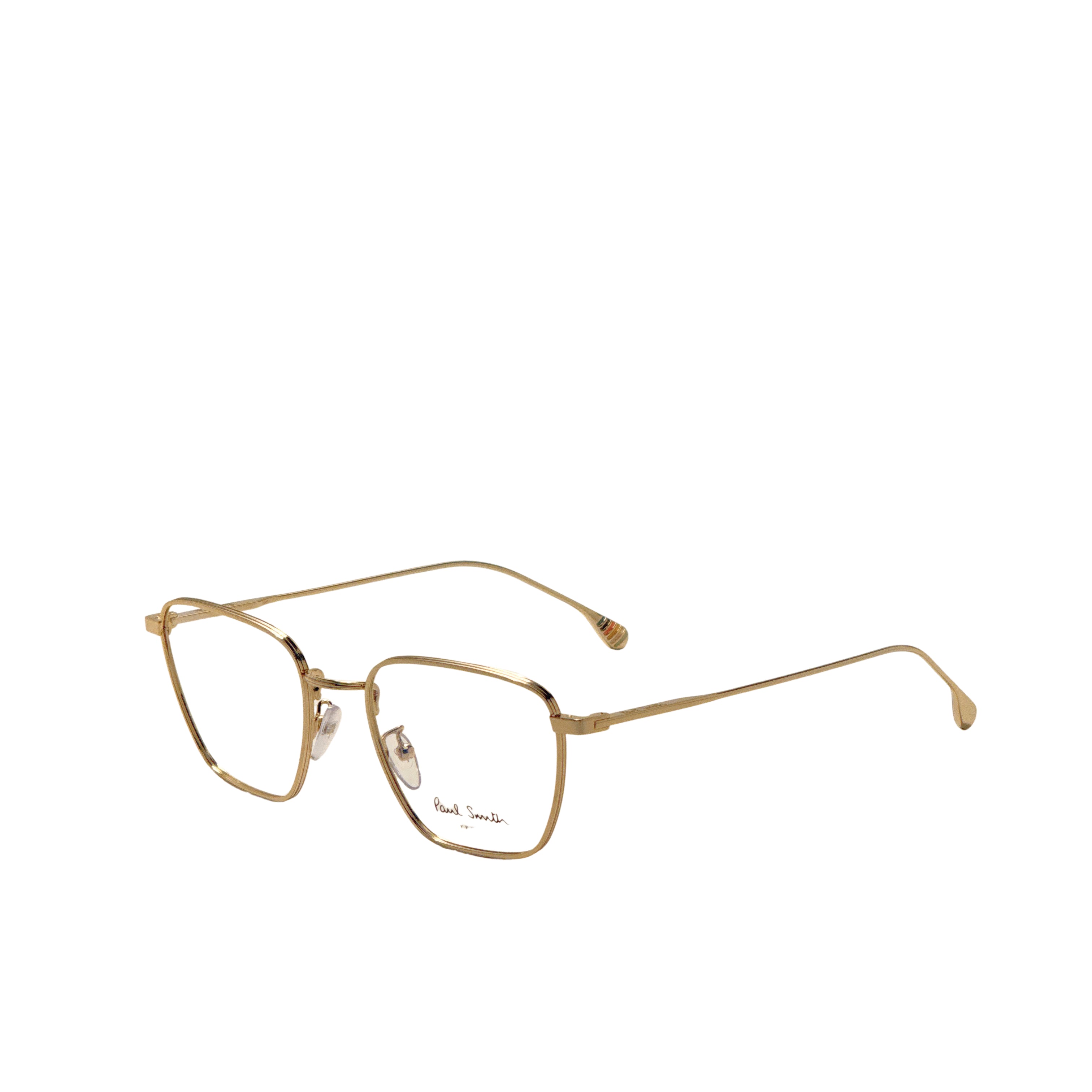Paul Smith Unisex Edgar 51mm Shiny Gold Eyeglasses PSOP06851-001-51