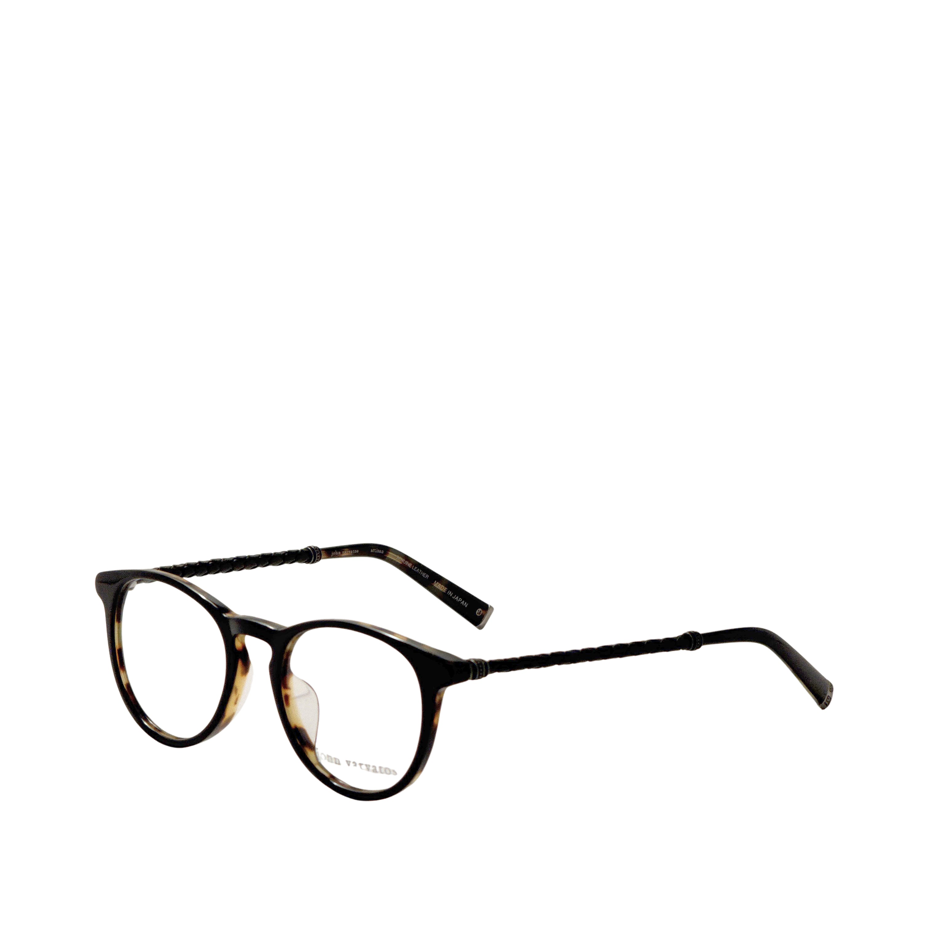 John Varvatos Men's 49 mm Black Tortoise Eyeglasses V401490BLT