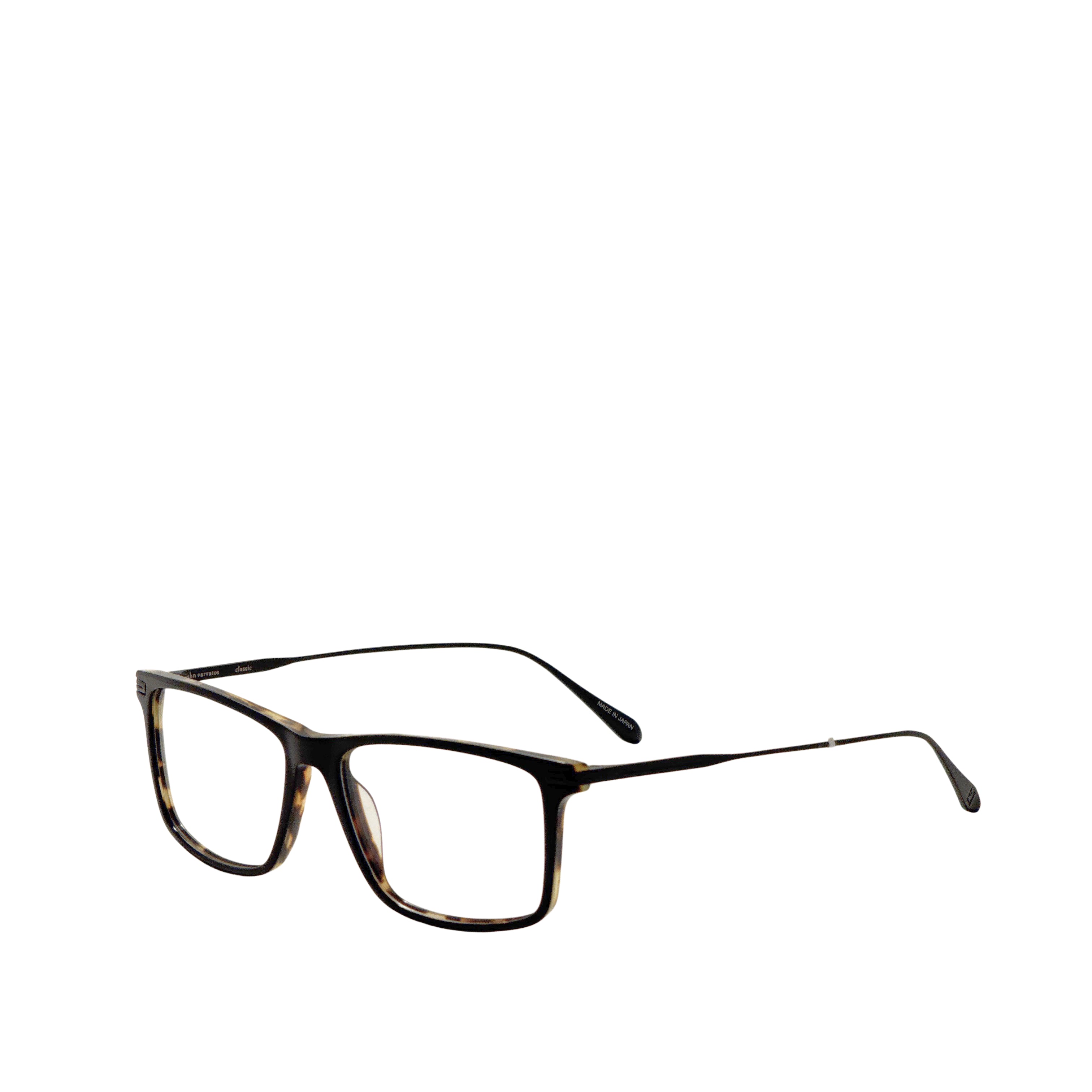 John Varvatos Men's 56 mm Black Tortoise Eyeglasses V403560BLT