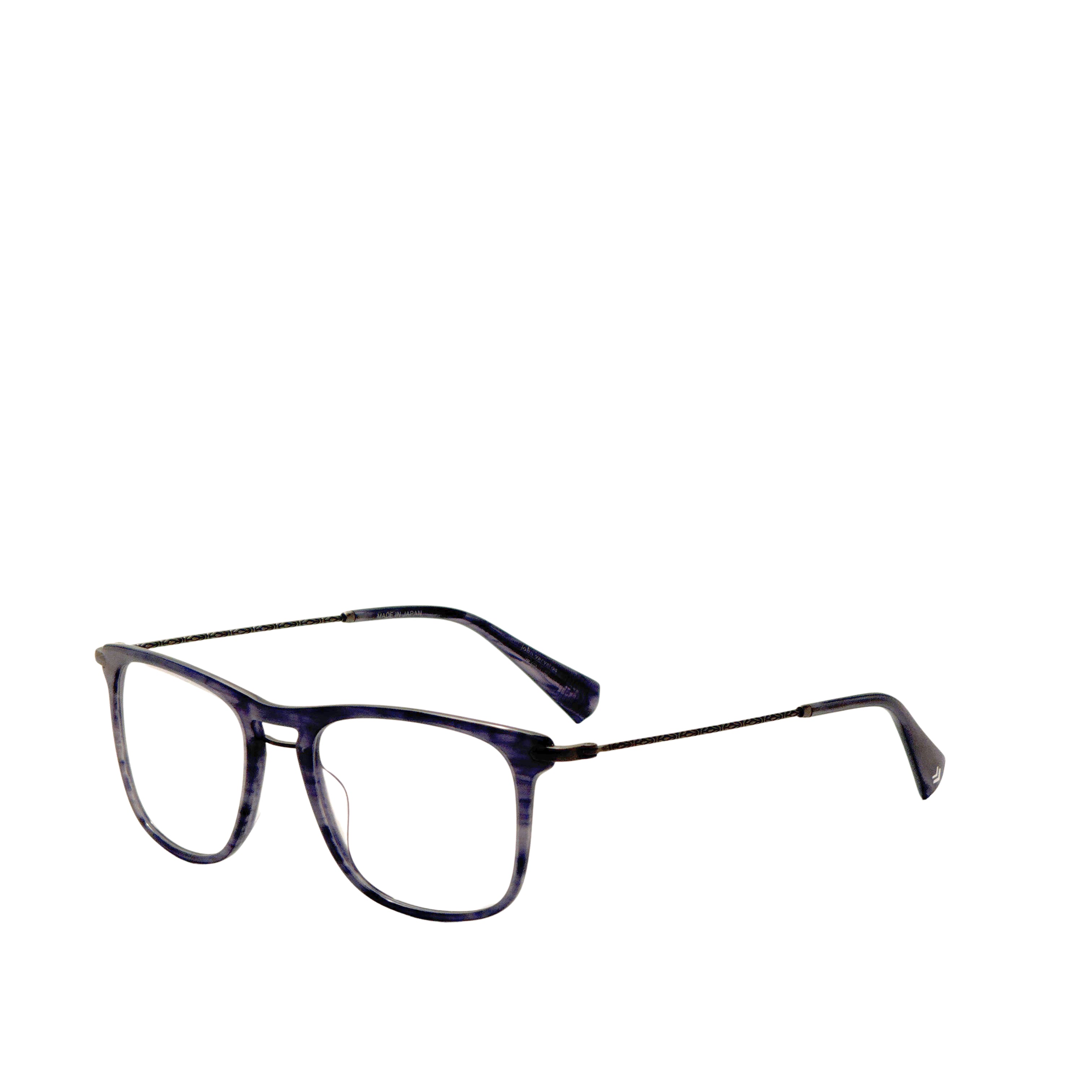 John Varvatos Men's 52 mm Blue Horn Eyeglasses VJV420520BLH