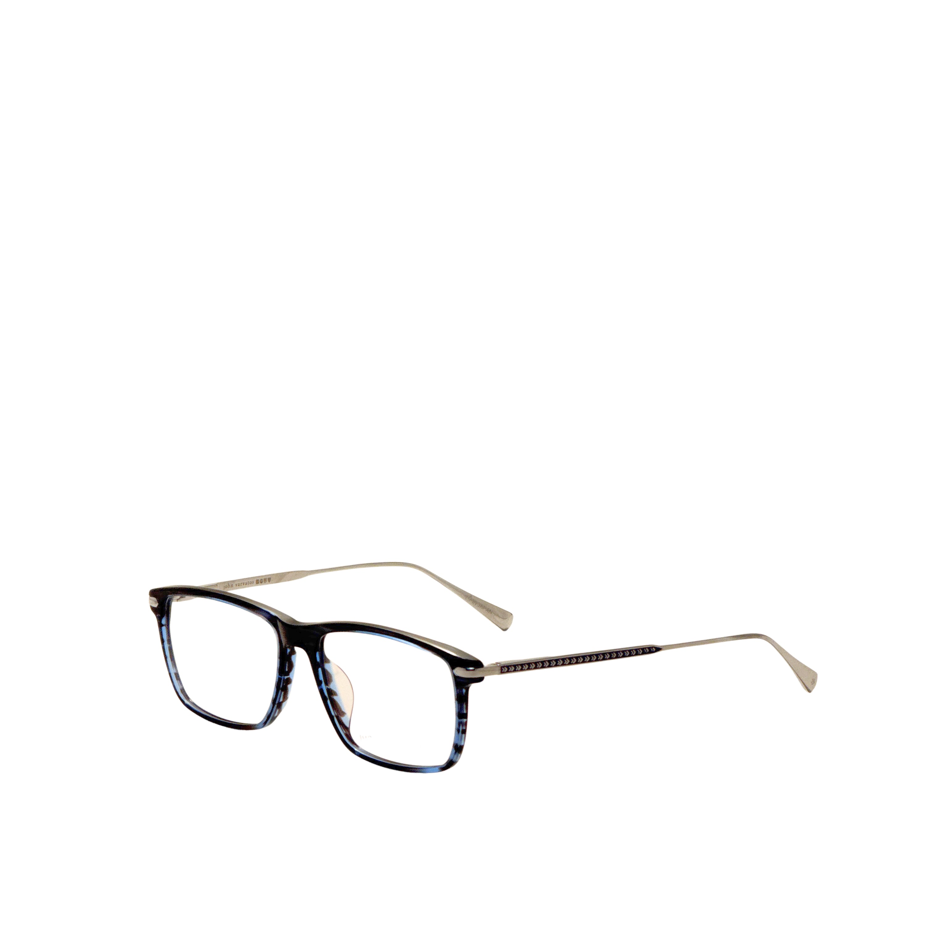 John Varvatos Men's 55 mm Blue Horn Eyeglasses VJV425550BLE