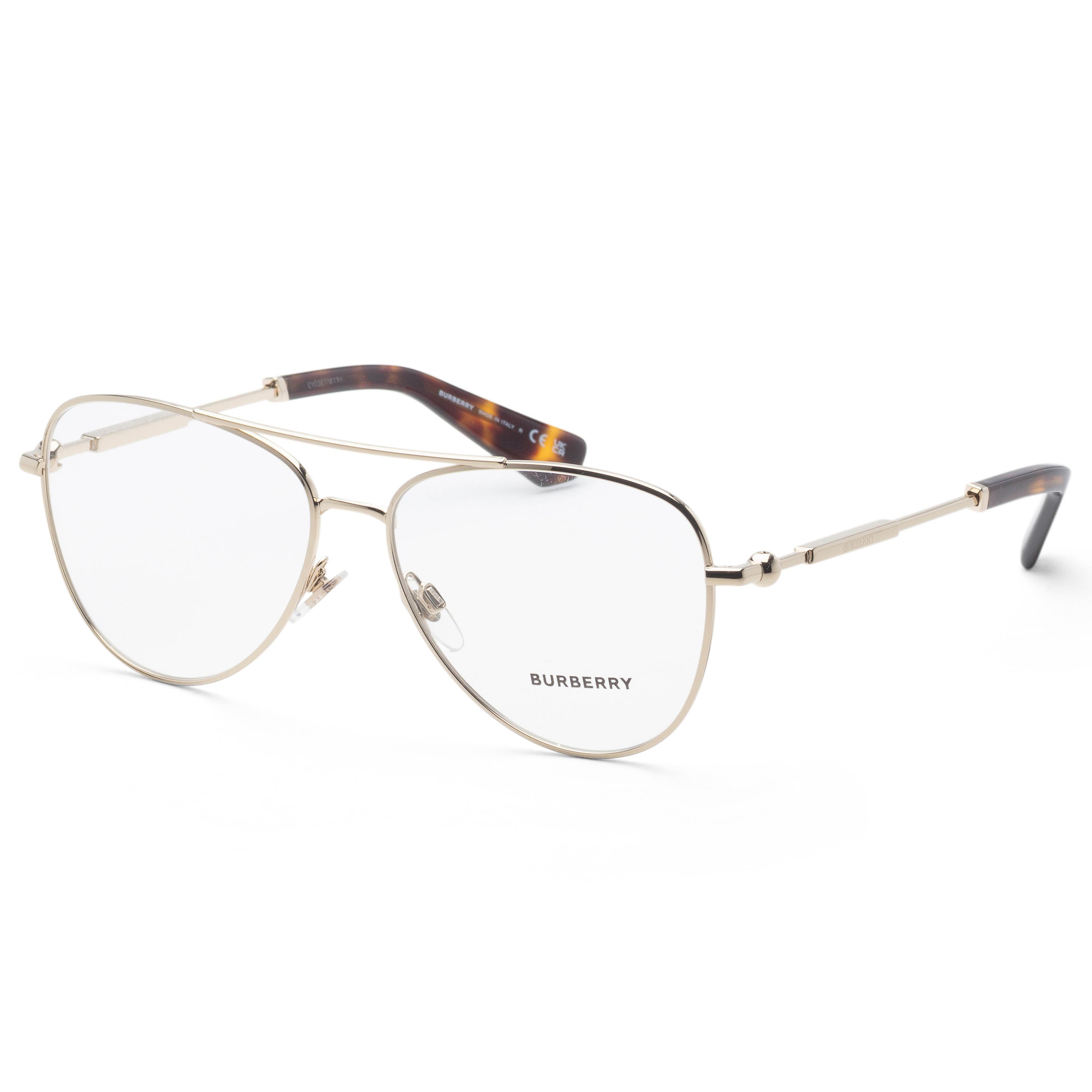 Burberry Men's 57mm Light Gold Eyeglasses BE1386-1109-57