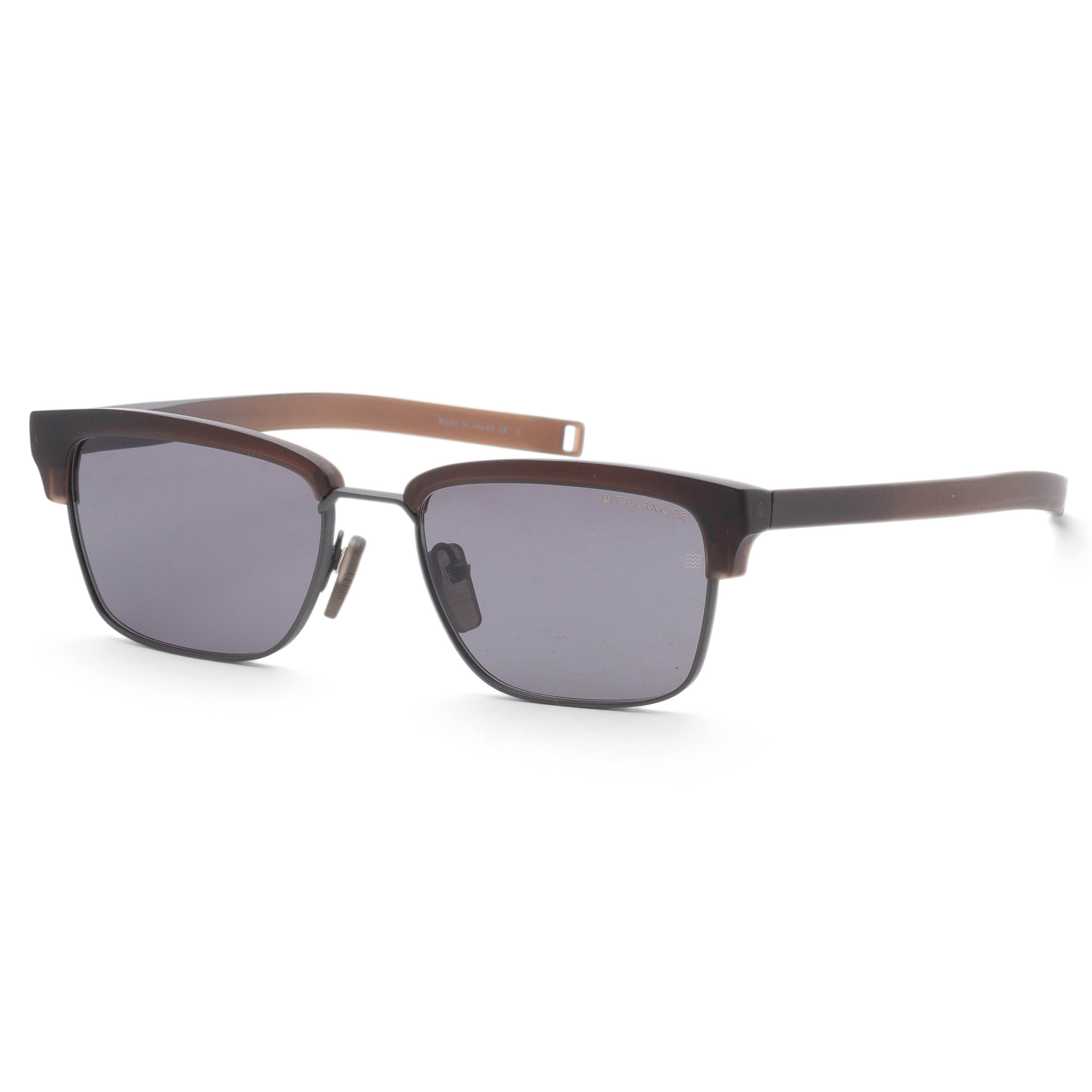 Dita Men's Lancier 53mm Copperhead Brown Gunmetal Polarized Sunglasses DLS416-A-03