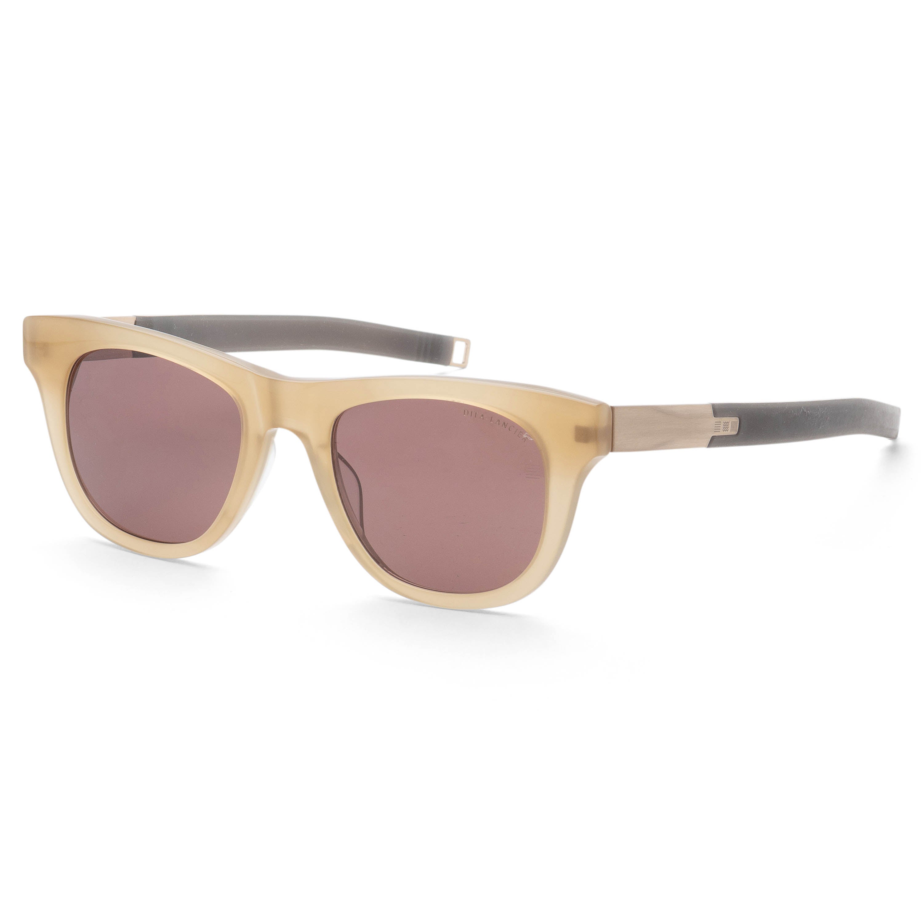 Dita Unisex Lancier 50mm Sand Storm Brushed Gold Sand Sunglasses DLS443-A-01