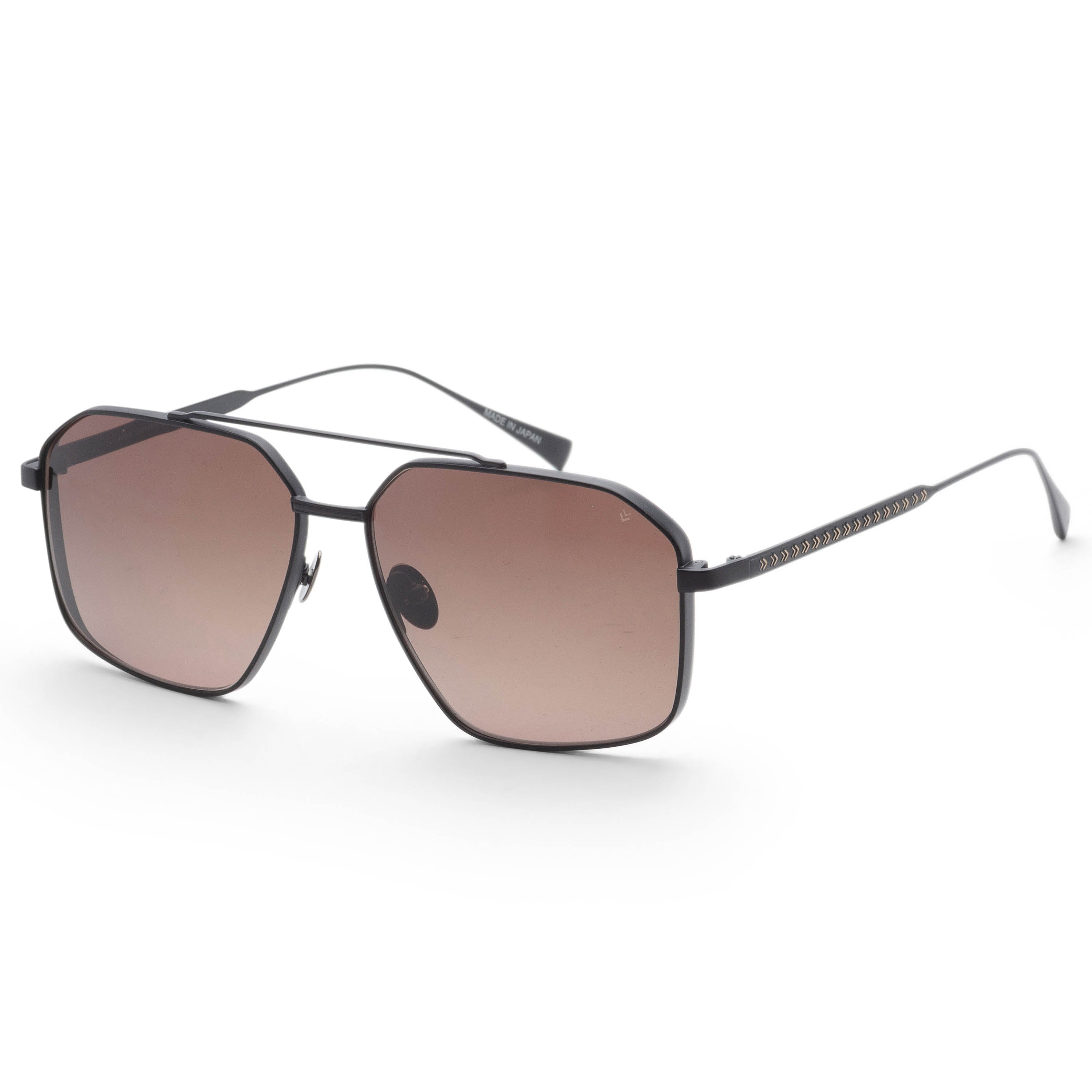 John Varvatos Men's 58 mm Matte Black Sunglasses SJV563580BLA