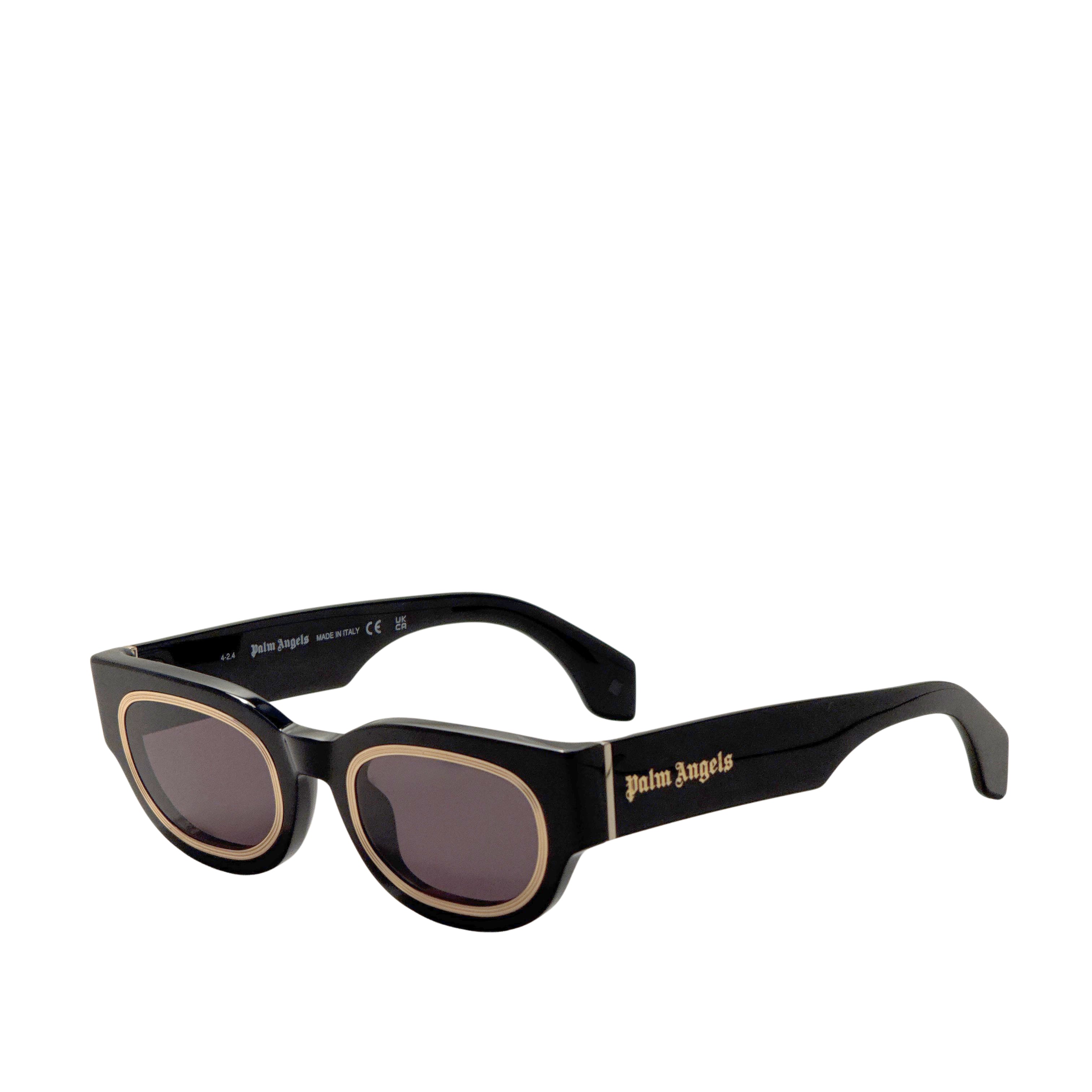 Palm Angels Unisex Pier 50mm Black Sunglasses PERI097F24PLA0011007