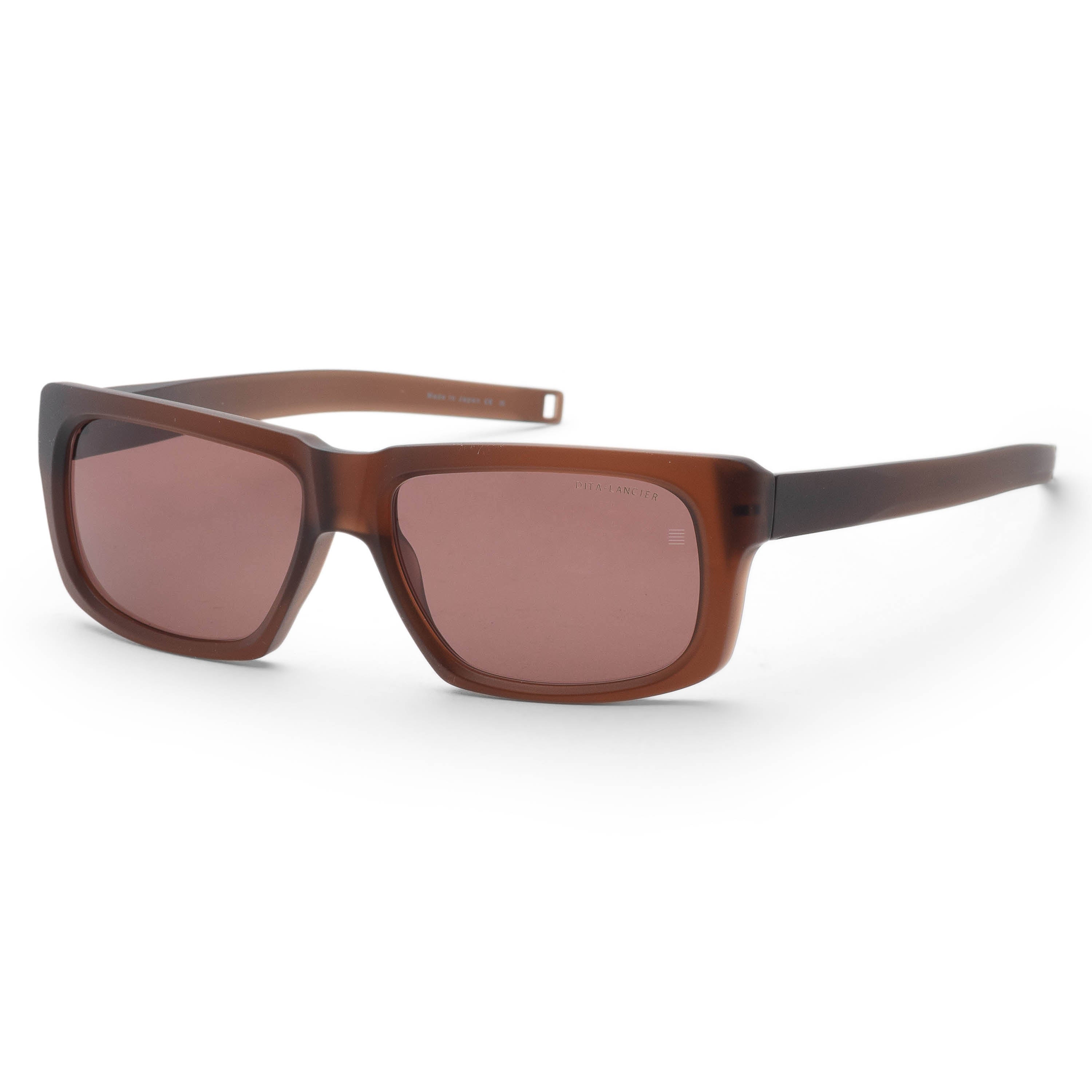Dita Men's Lancier 58mm Gold Sand Brown Polarized Sunglasses DLS715-A-01