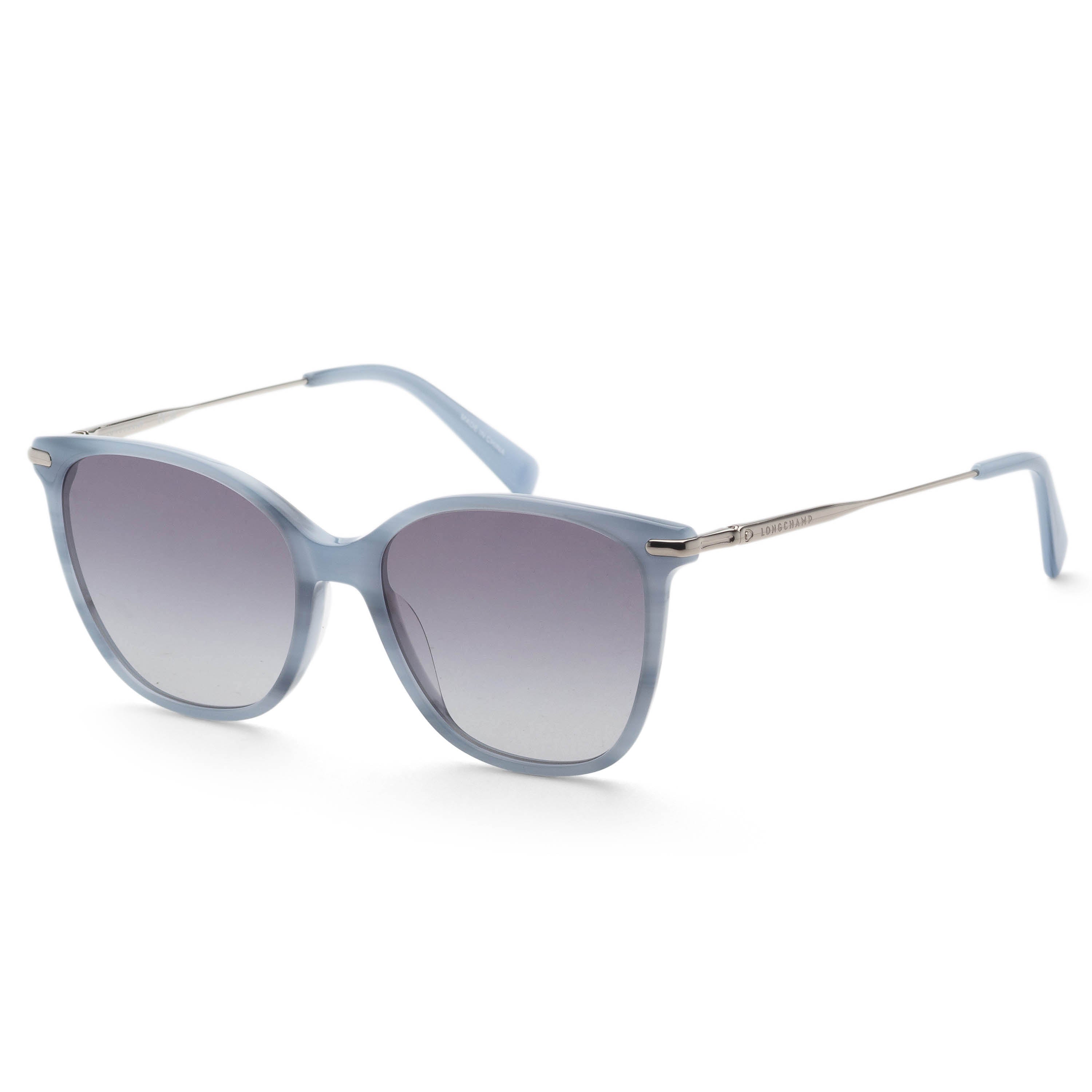 Longchamp Women's 54mm Marble Blue Sunglasses LO660S-421