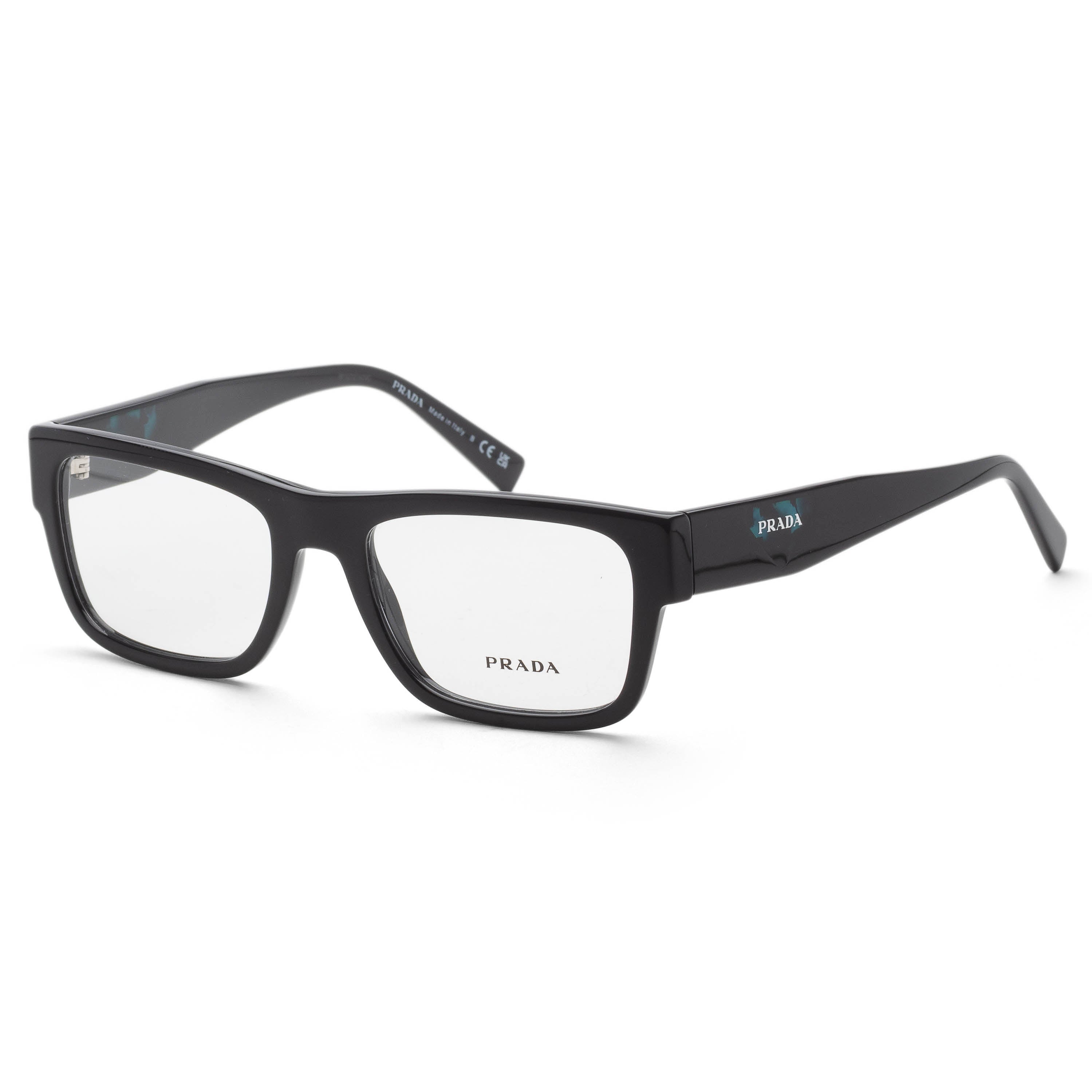 Prada Men's 54mm Black Eyeglasses PR-15YV-1AB1O1-54