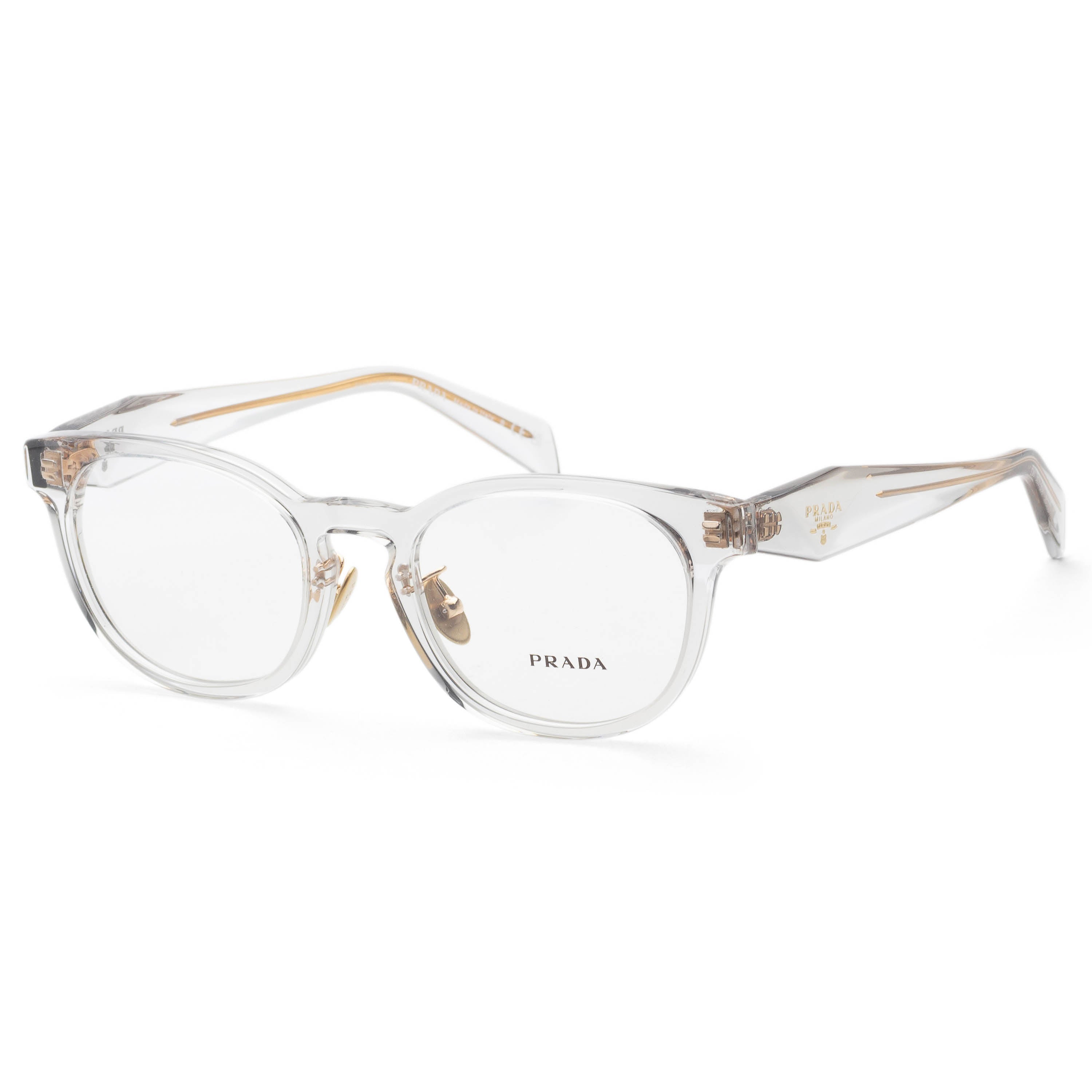 Prada Women's 52mm Transparent Grey Eyeglasses PR-B06VD-12R1O1-52