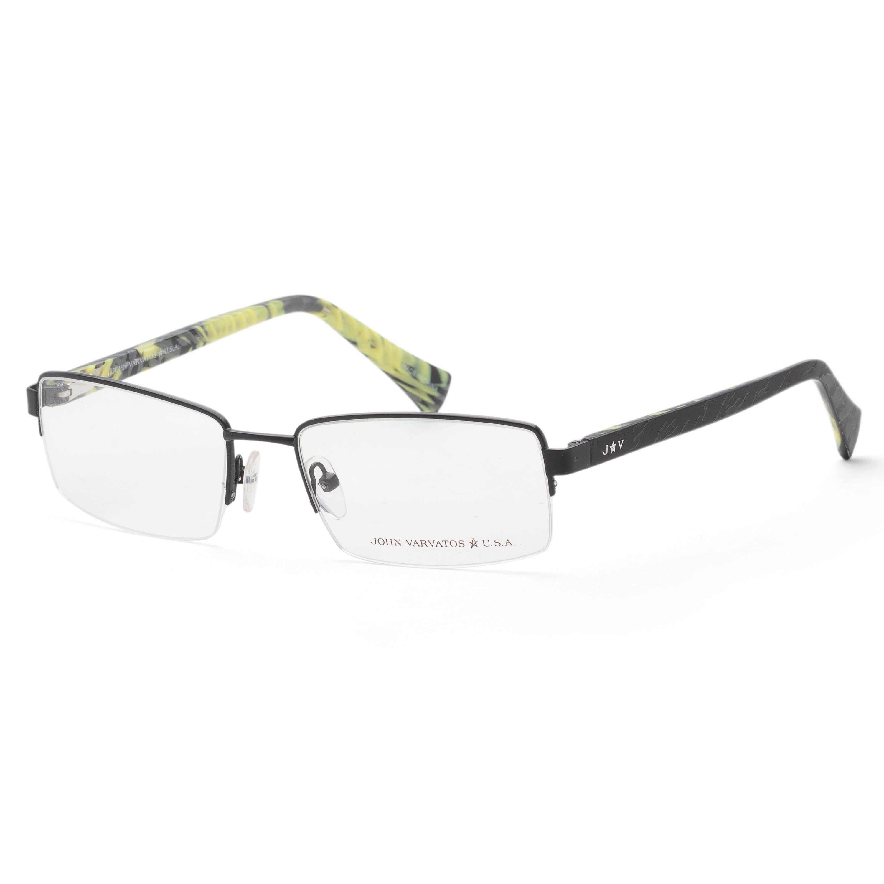 John Varvatos Men's 56mm Black Eyeglasses VJVC006560BLA