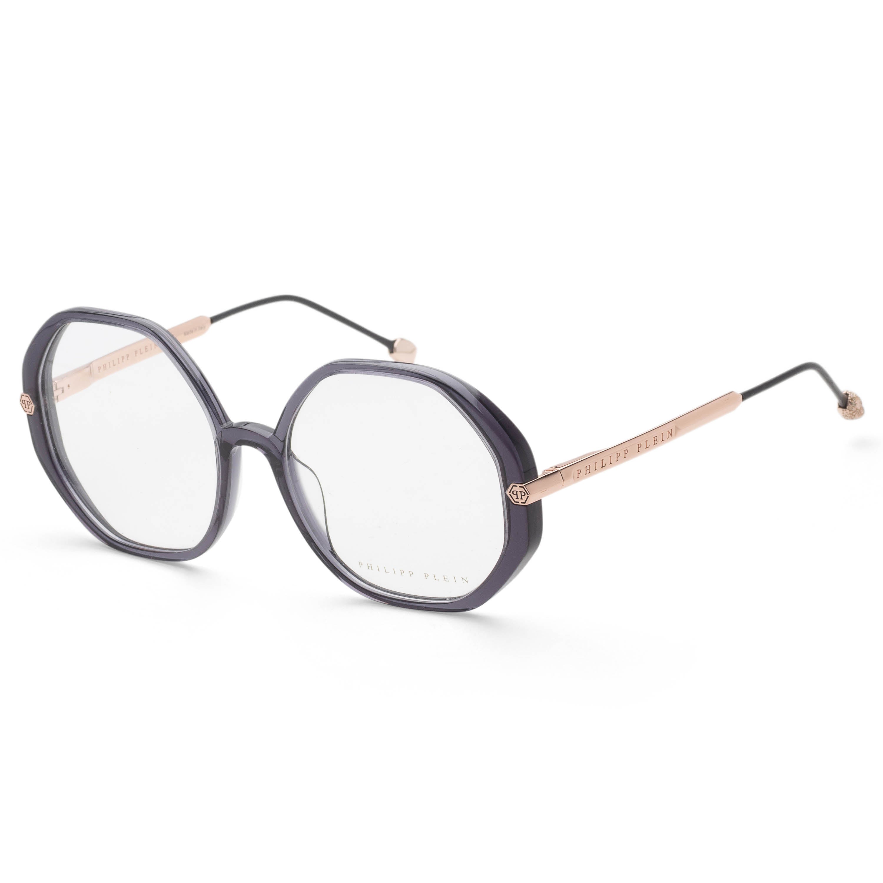 Philipp Plein Women's 56mm Transparent Purple Eyeglasses VPP053S560705