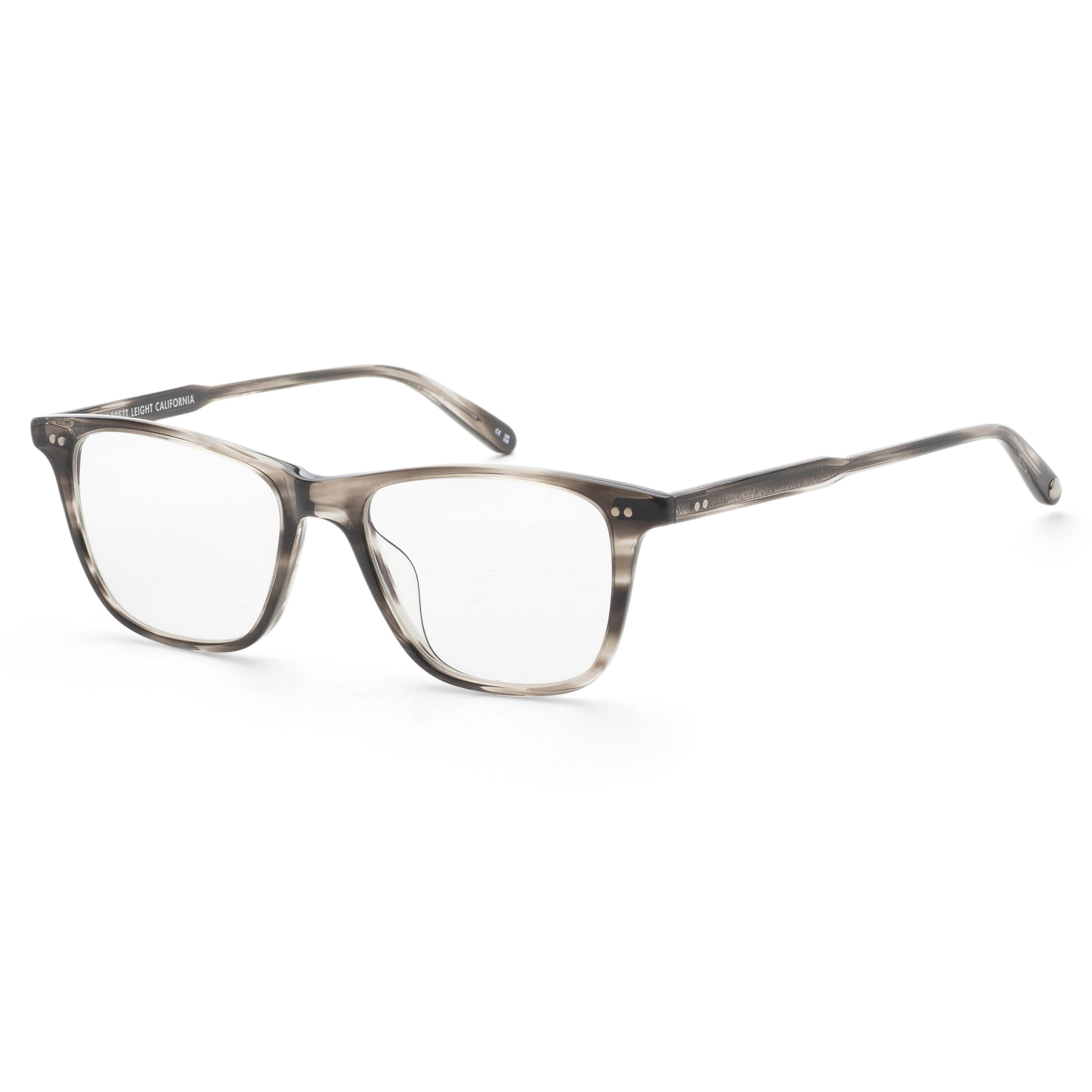 Garrett Leight Women's HAYES 50mm Black Sleet Tortoise Eyeglasses 1141-50-BKSLT