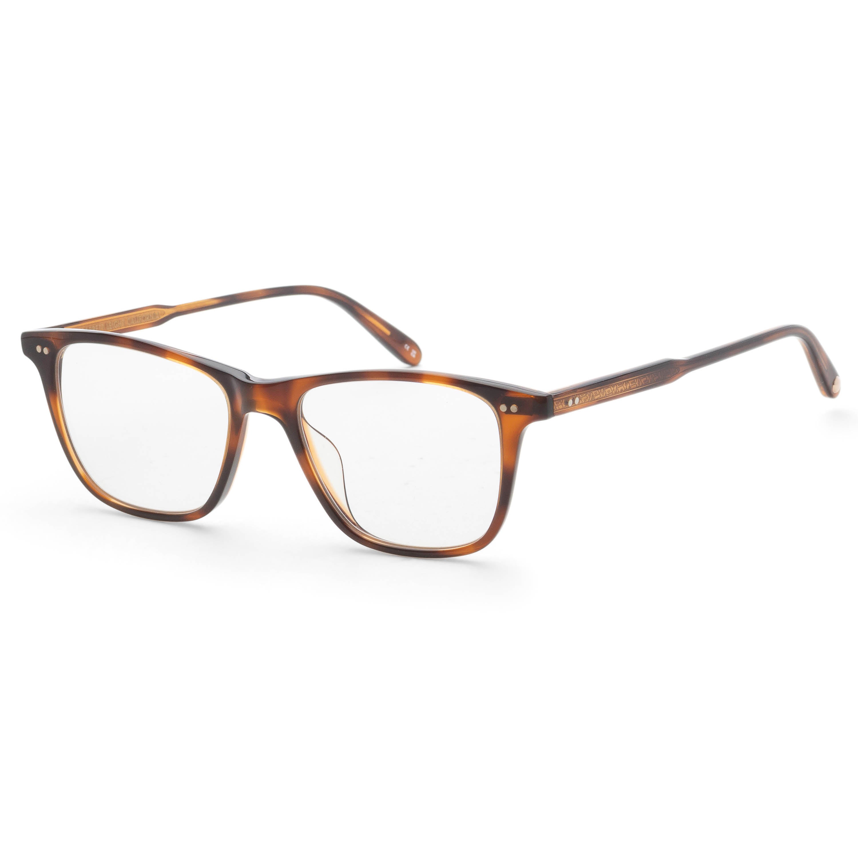 Garrett Leight Women's HAYES 50mm Spotted Brown Shell Eyeglasses 1141-50-SPBRNSH