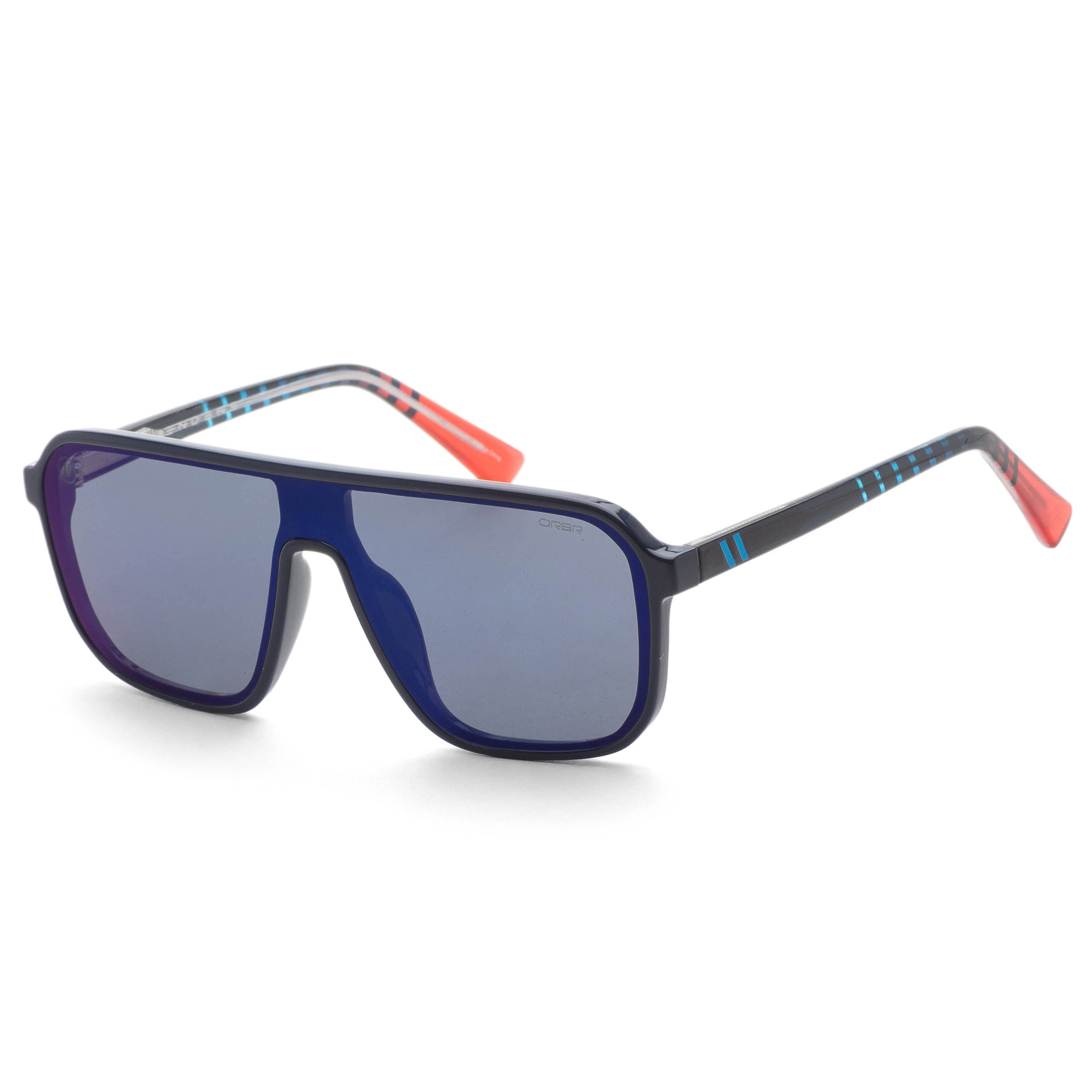 Blenders Unisex Meister X2 99mm Orange Circuit Polarized Sunglasses 208005PJP99C3