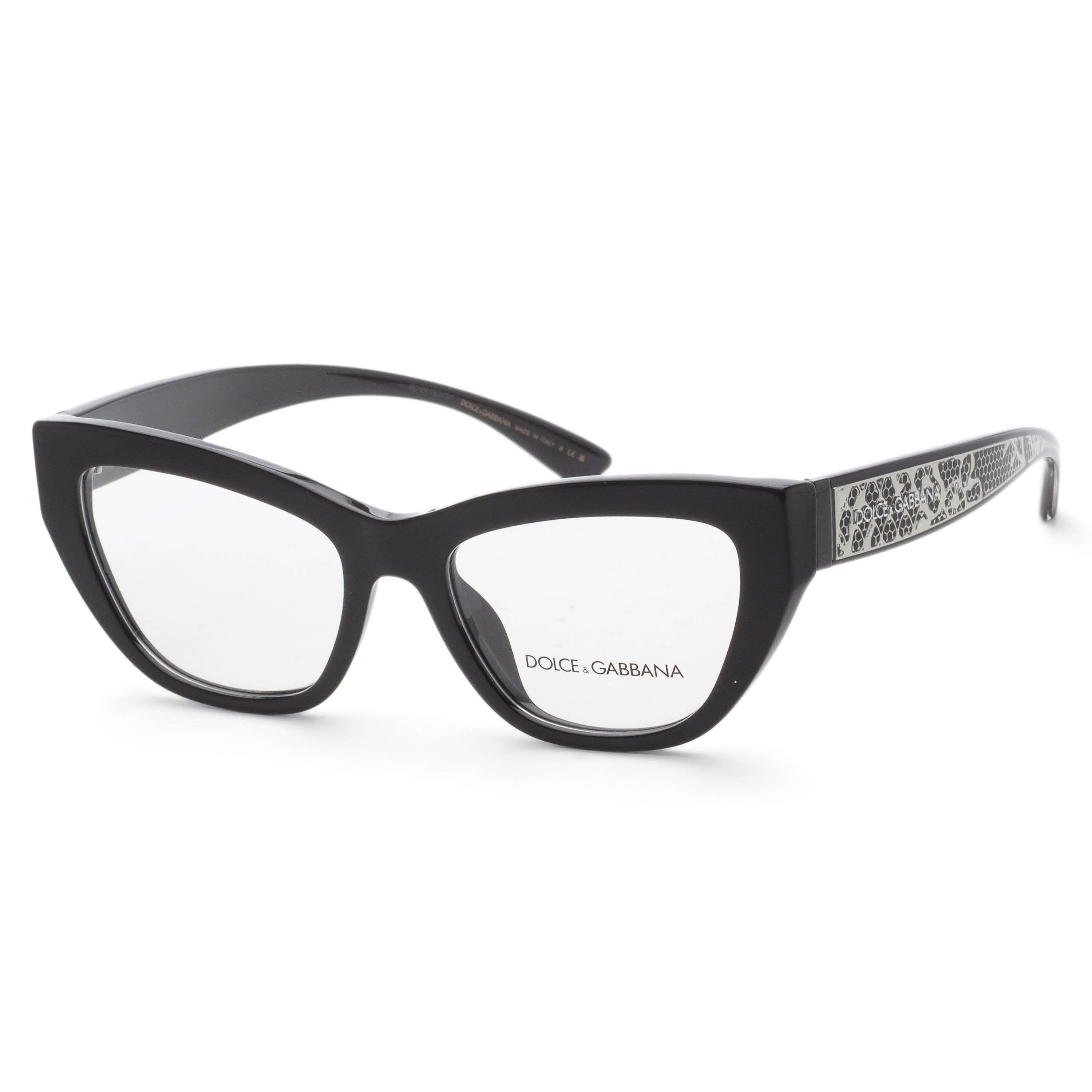 Dolce & Gabbana Women's 53mm Black Eyeglasses DG3412-501-53
