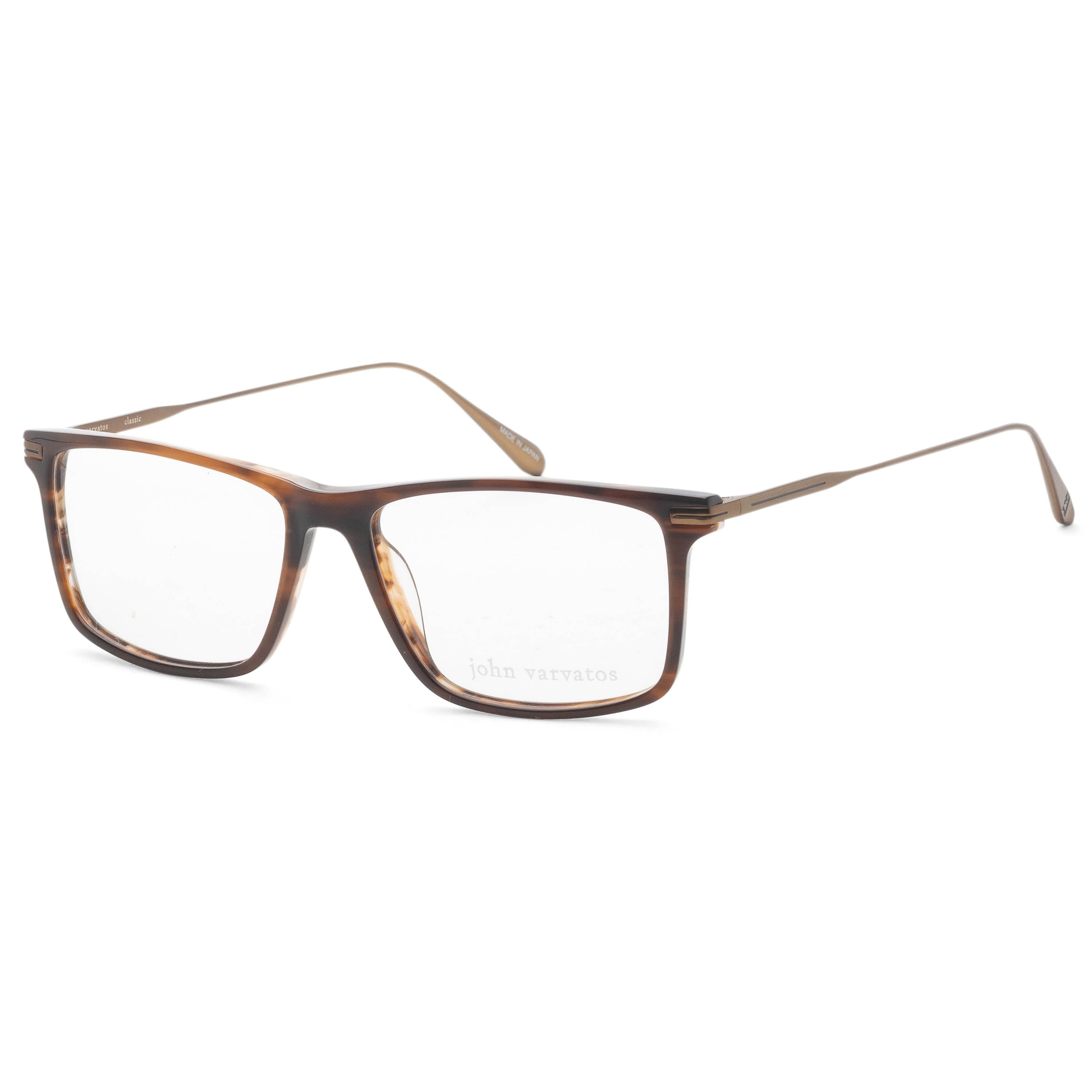 John Varvatos Men's 56 mm Brown Eyeglasses V403560BRO