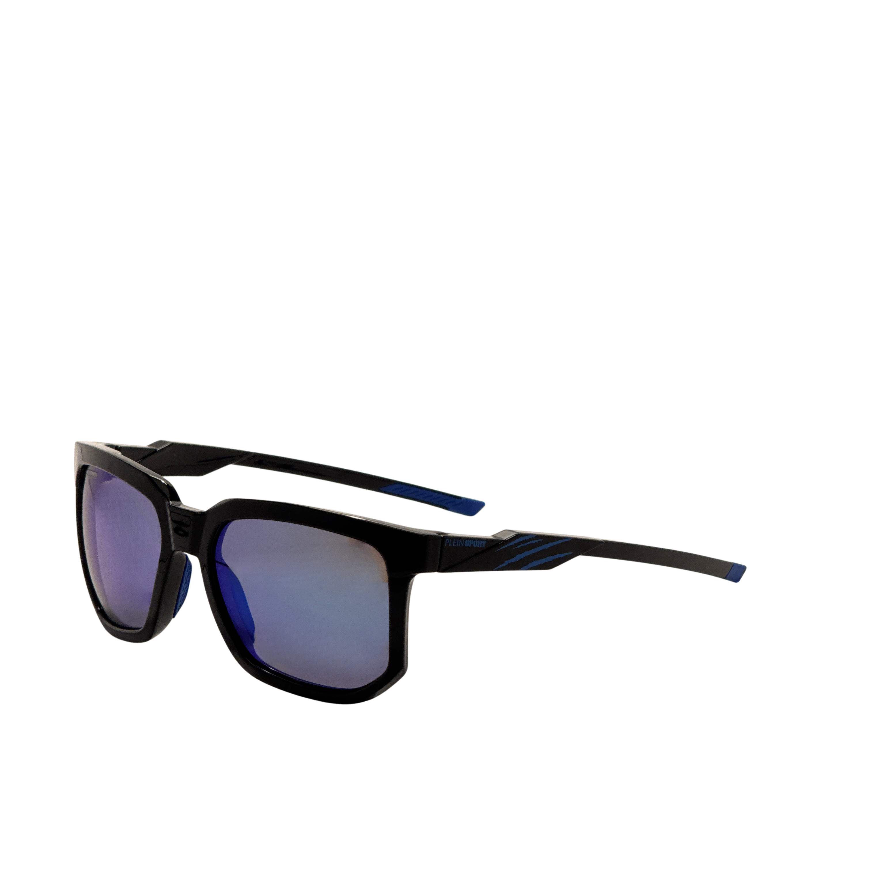 Philipp Plein Men's 56 mm Total Shiny Black Sunglasses SSP01156Z42Z