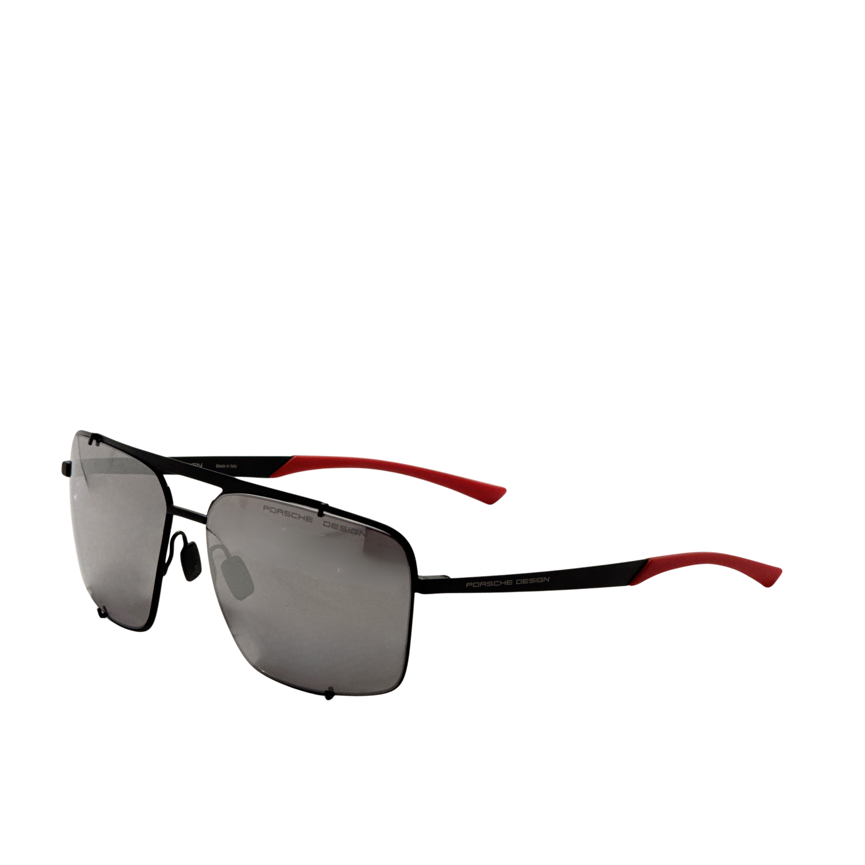 Porsche Design Men's 63 mm Black Red Sunglasses P8919-63A