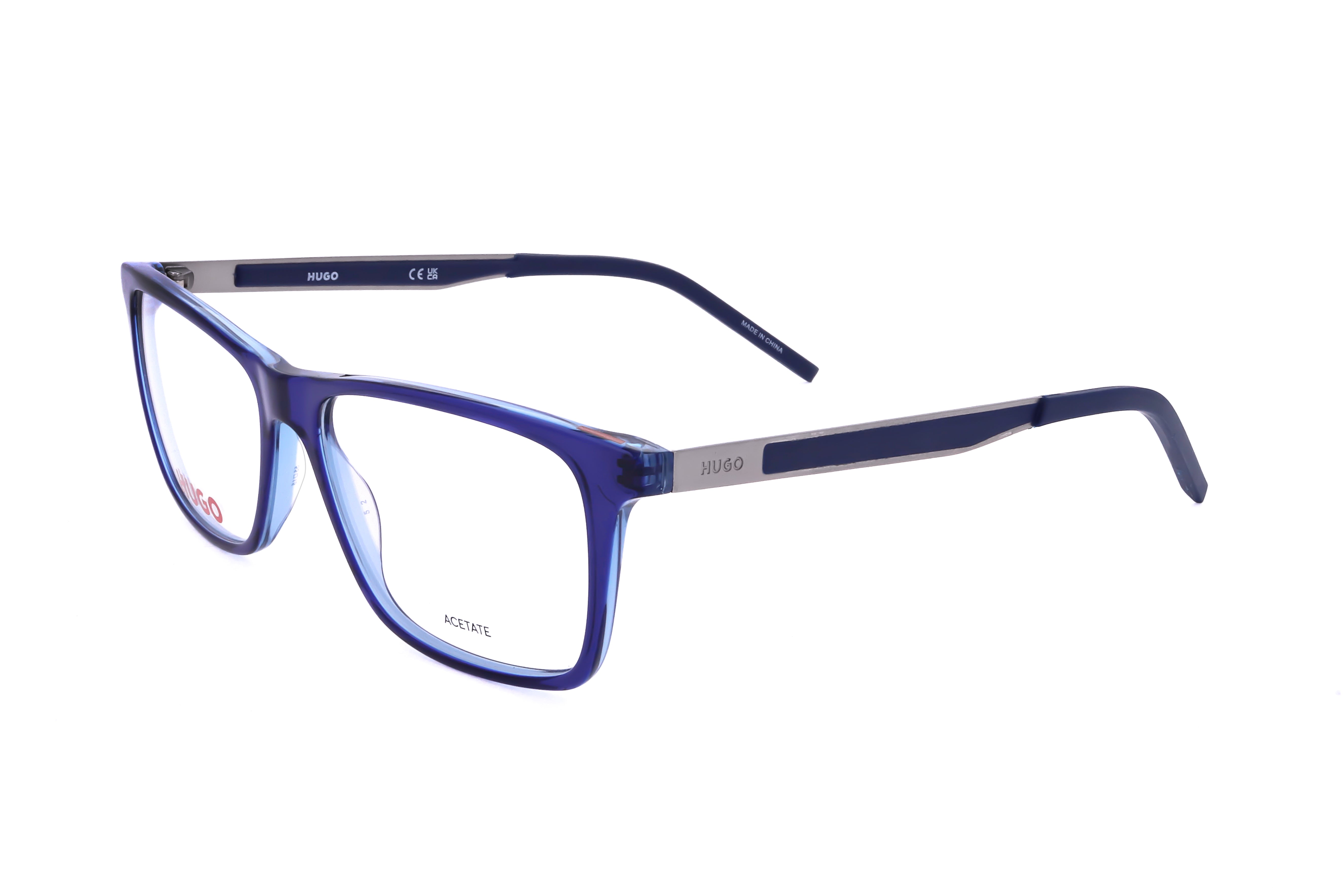 Hugo Boss Men's 55mm Blue Azure Eyeglasses HG1140-ZX9-55