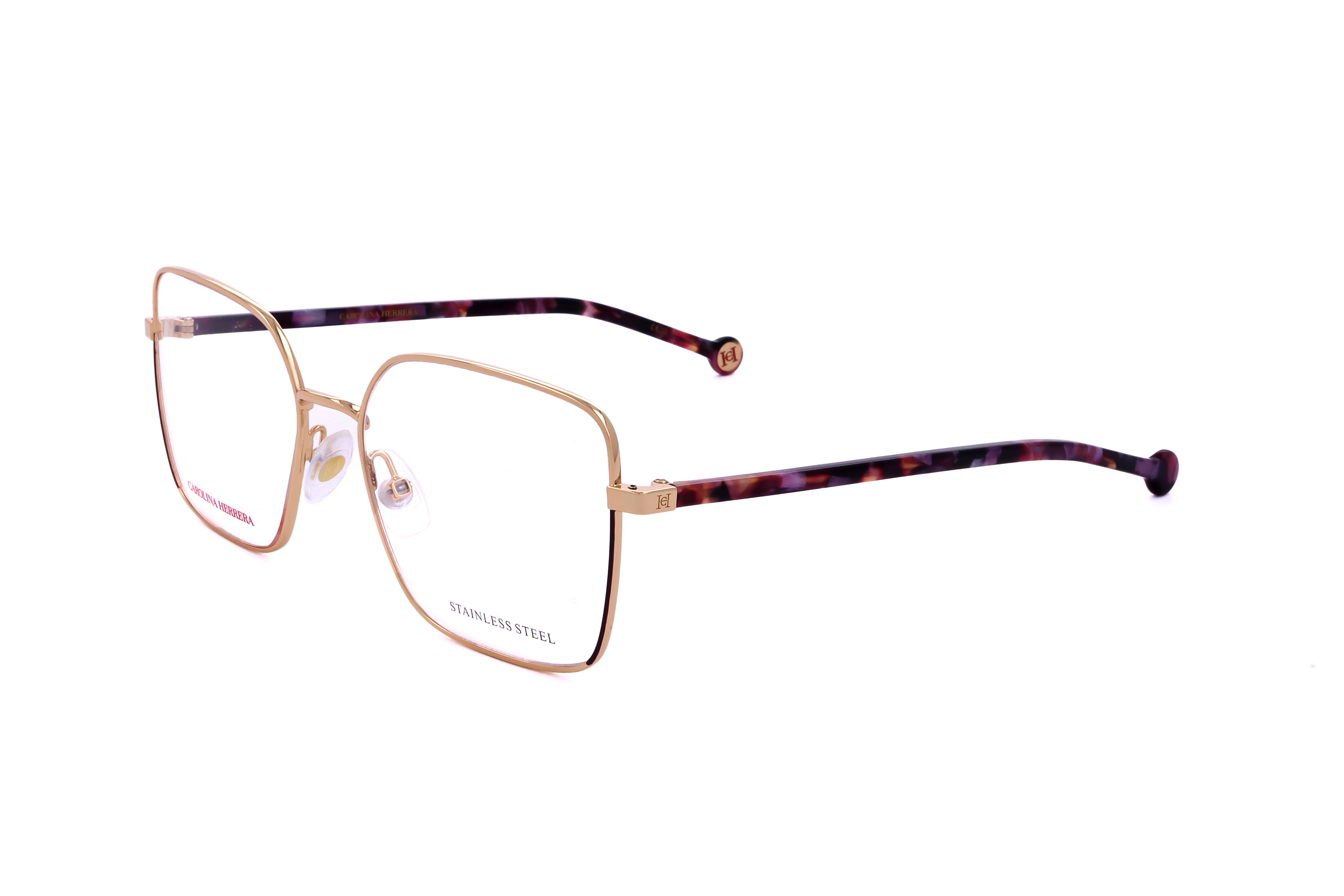 Carolina Herrera Women's 53mm Violet Gold Eyeglasses HER0248-BSU-53