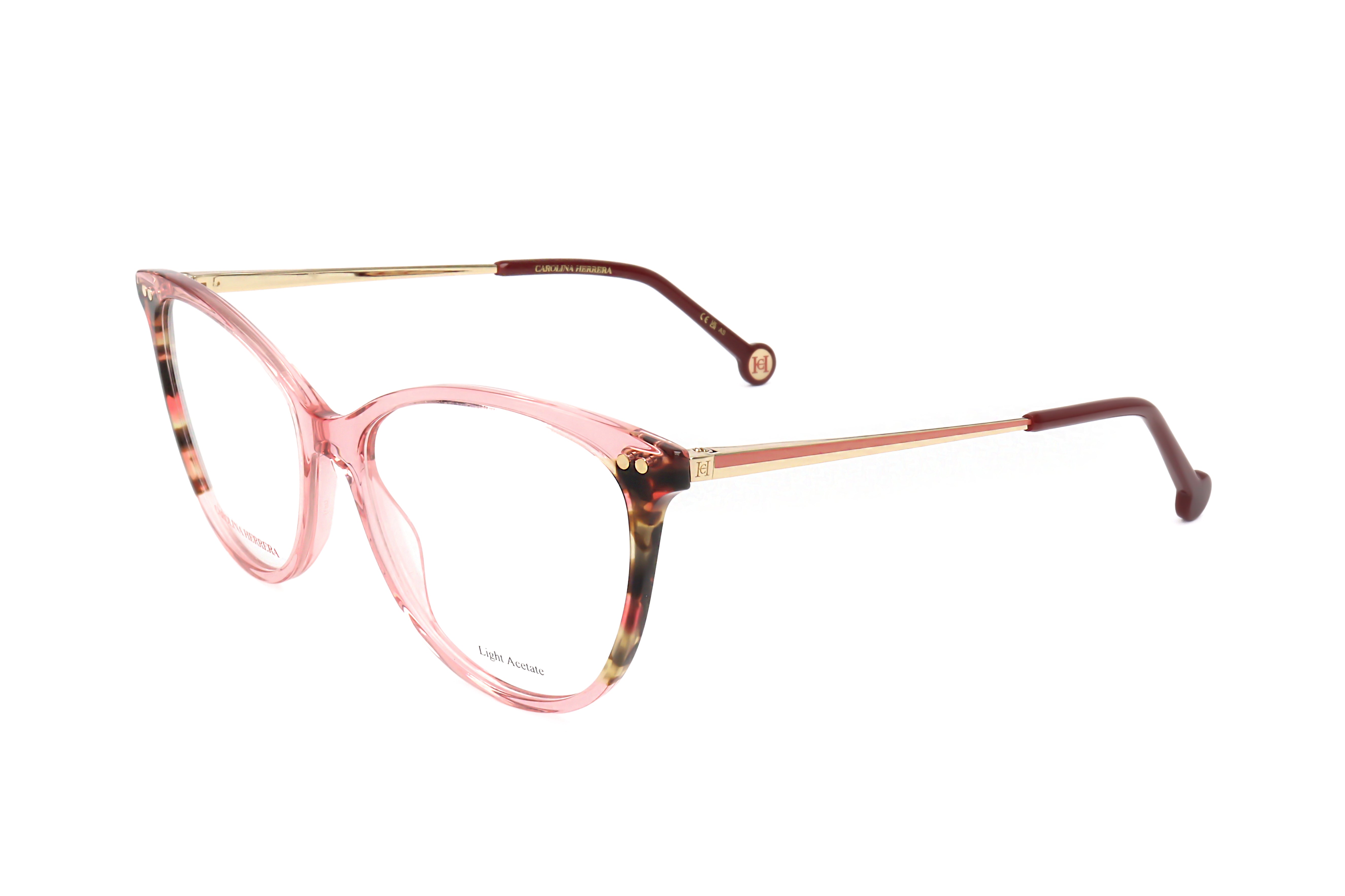 Carolina Herrera Women's 54mm Pink Havana Eyeglasses HER0210-HT8-54