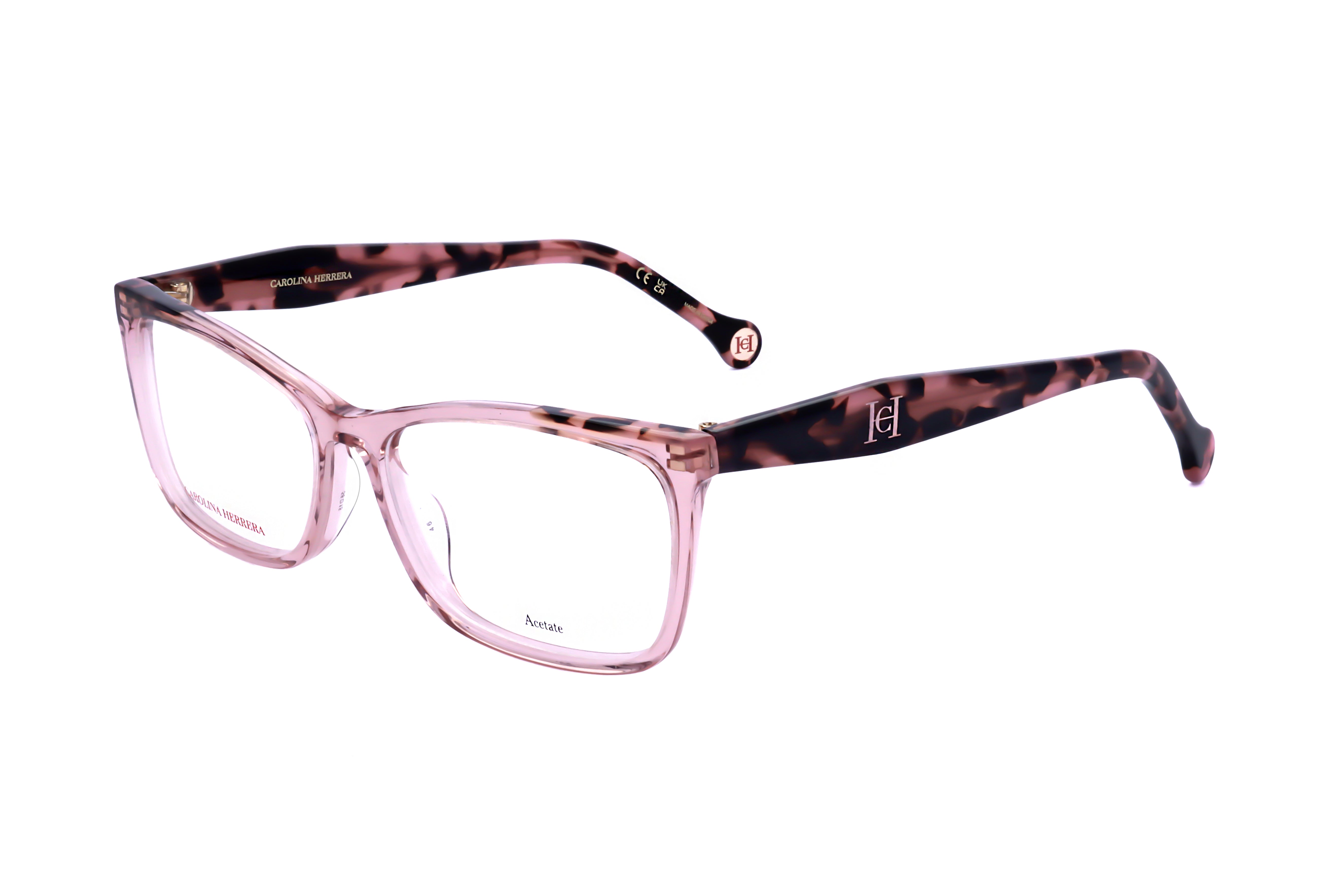 Carolina Herrera Women's 56mm Pink Havana Eyeglasses HER0202-G-HT8-56
